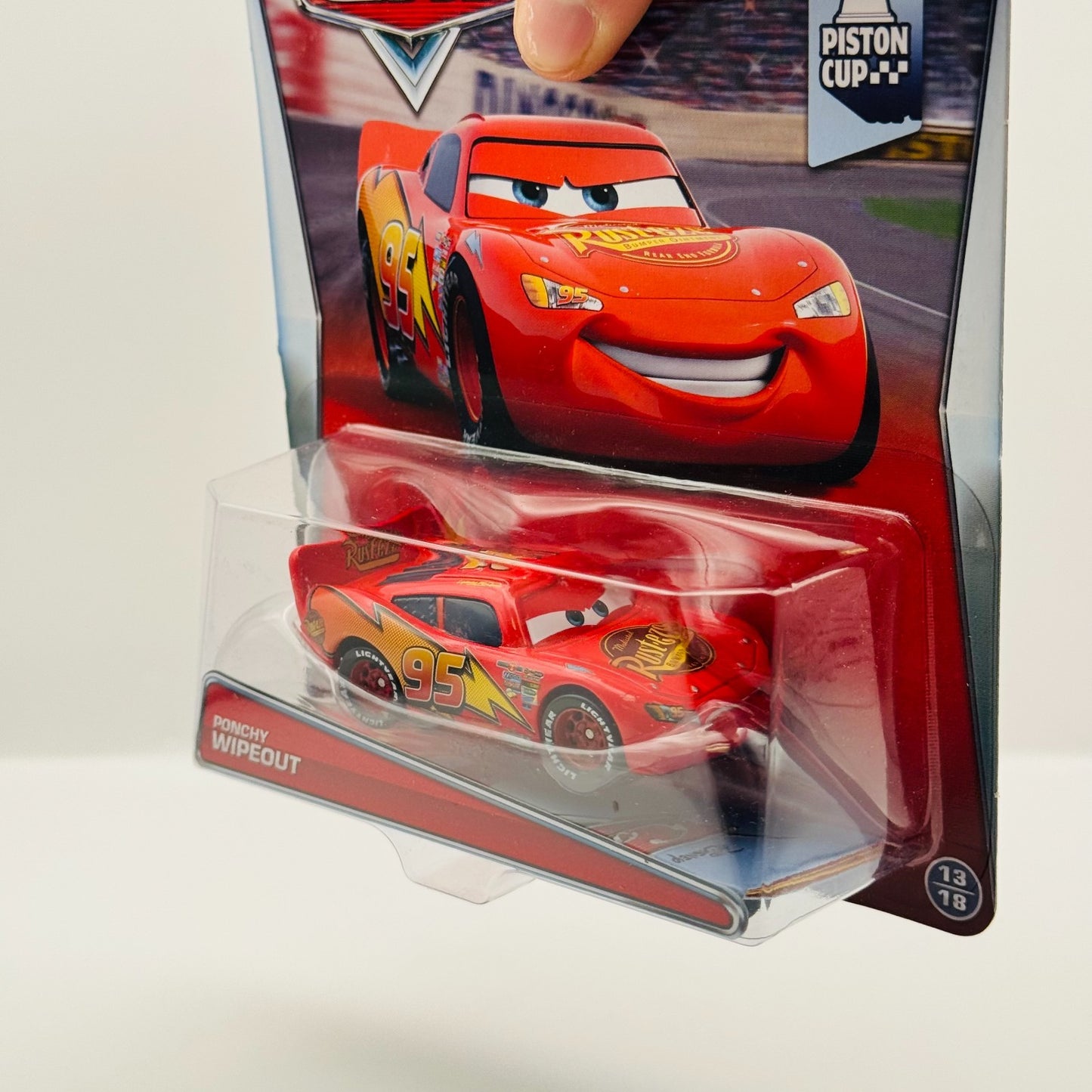 Disney Pixar Cars - DETERMINED LIGHTNING MCQUEEN Piston Cup 2015 - 1:55 Diecast