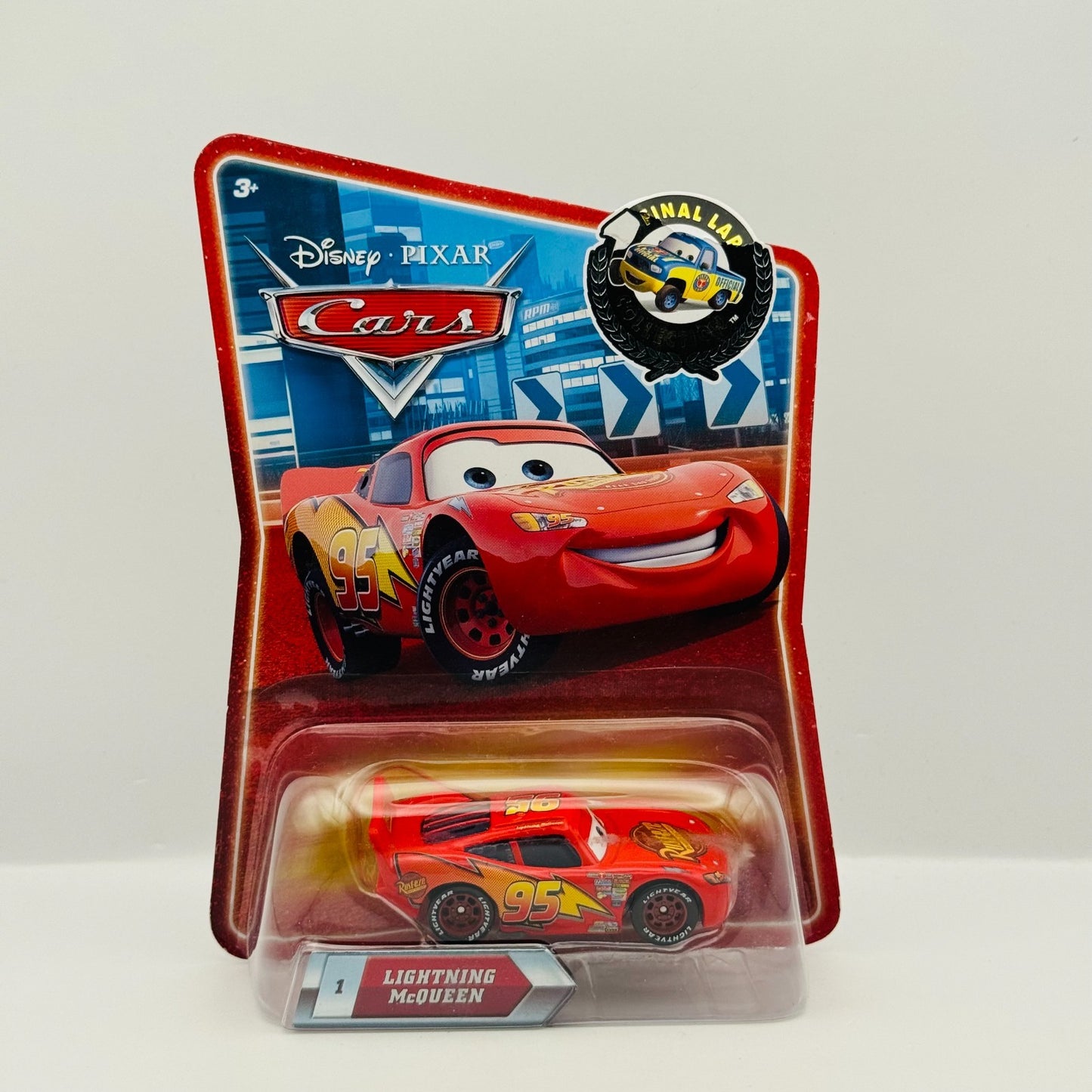 Disney Pixar Cars - LIGHTNING MCQUEEN #1 Final Lap 2010 - 1:55 Diecast