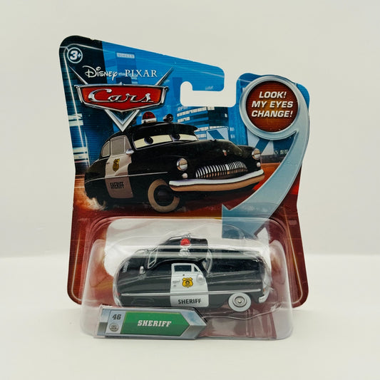 Disney Pixar Cars - LENTICULAR SHERIFF My Eyes Change 2010 - 1:55 Diecast