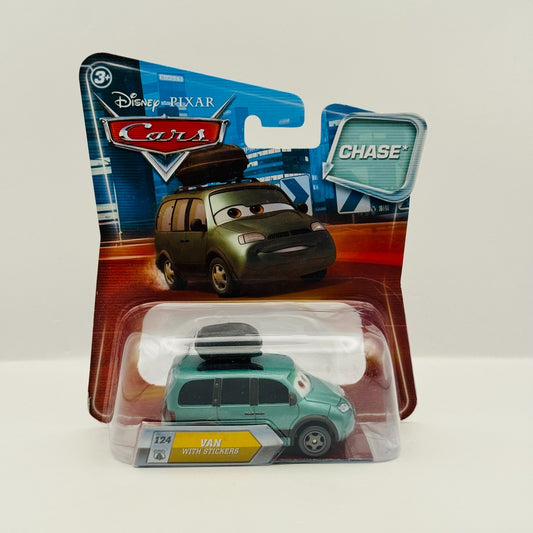 Disney Pixar Cars - LENTICULAR VAN WITH STICKERS No Sticker* Eyes - 1:55 Diecast