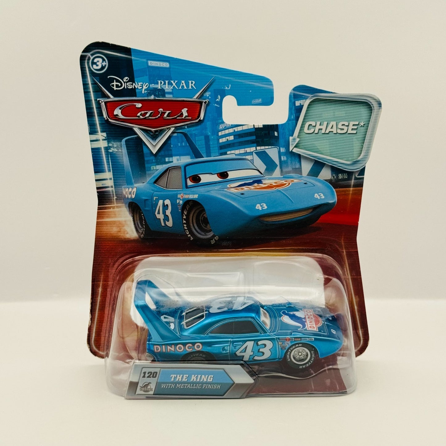 Disney Pixar Cars - THE KING WITH METALLIC FINISH RANSBURG CHASE - 1:55 Diecast