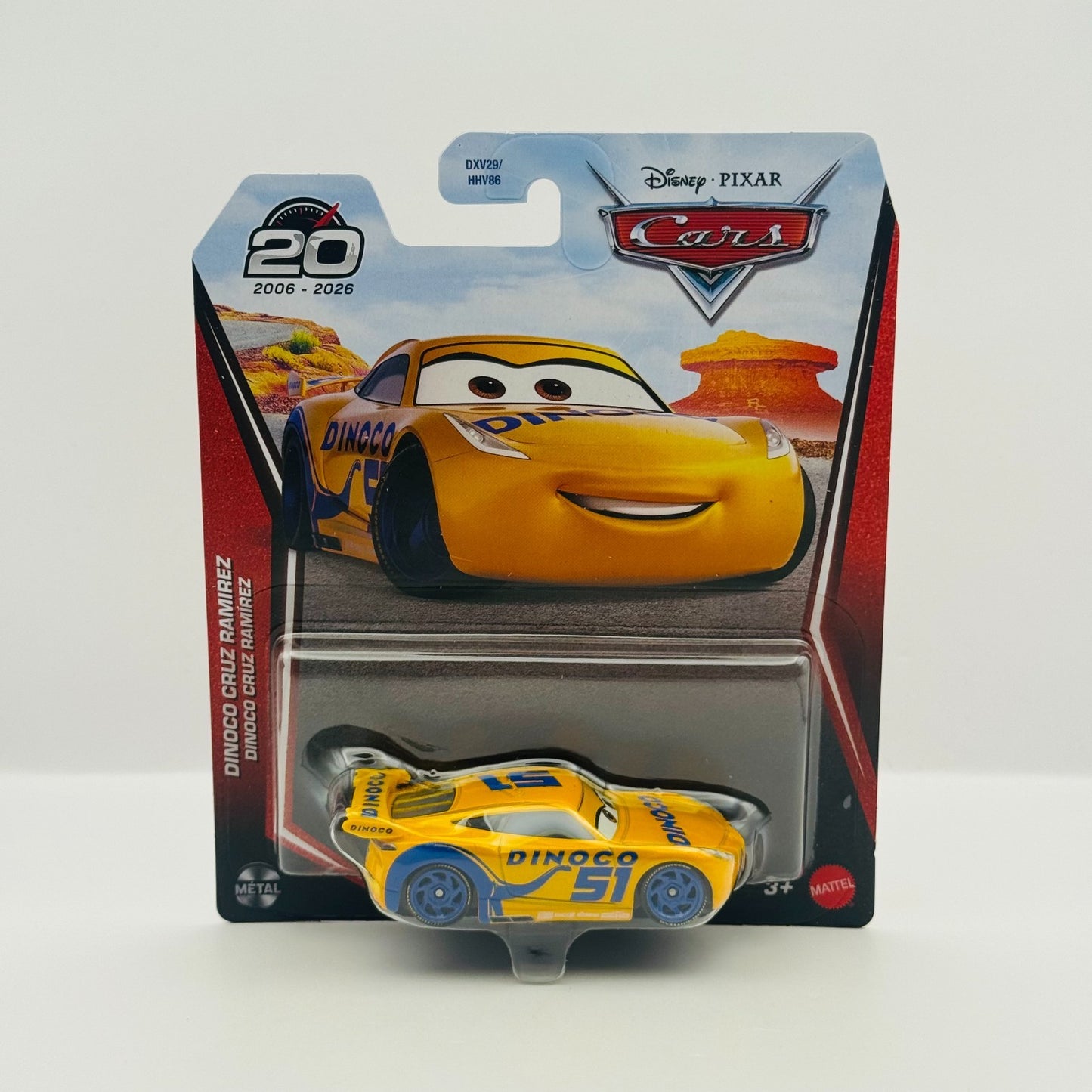 Disney Pixar Cars - DINOCO CRUZ RAMIREZ 20TH 2026 - 1:55 Diecast