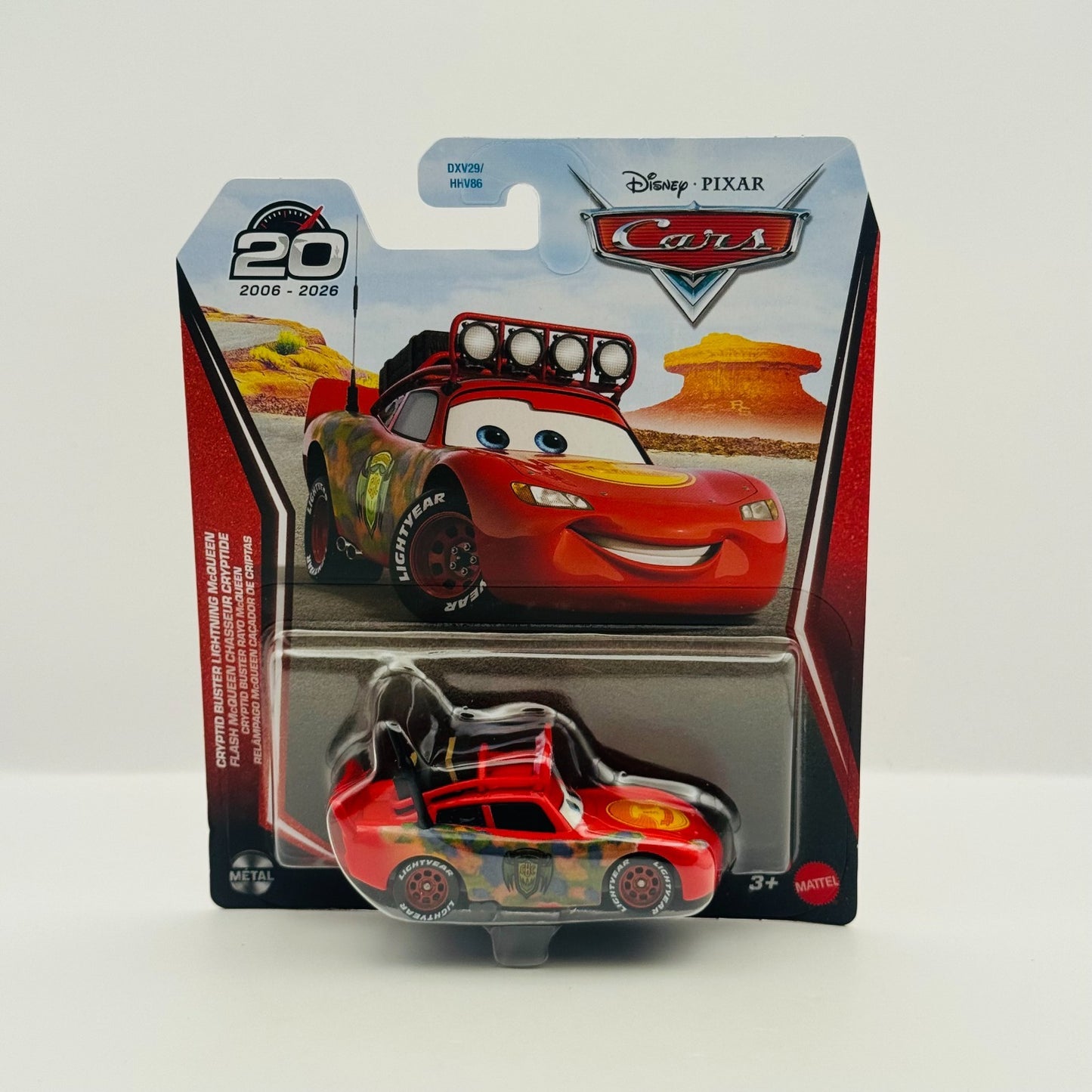 Disney Pixar Cars - CRYPTID BUSTER LIGHTNING MCQUEEN 20TH 2026 - 1:55 Diecast