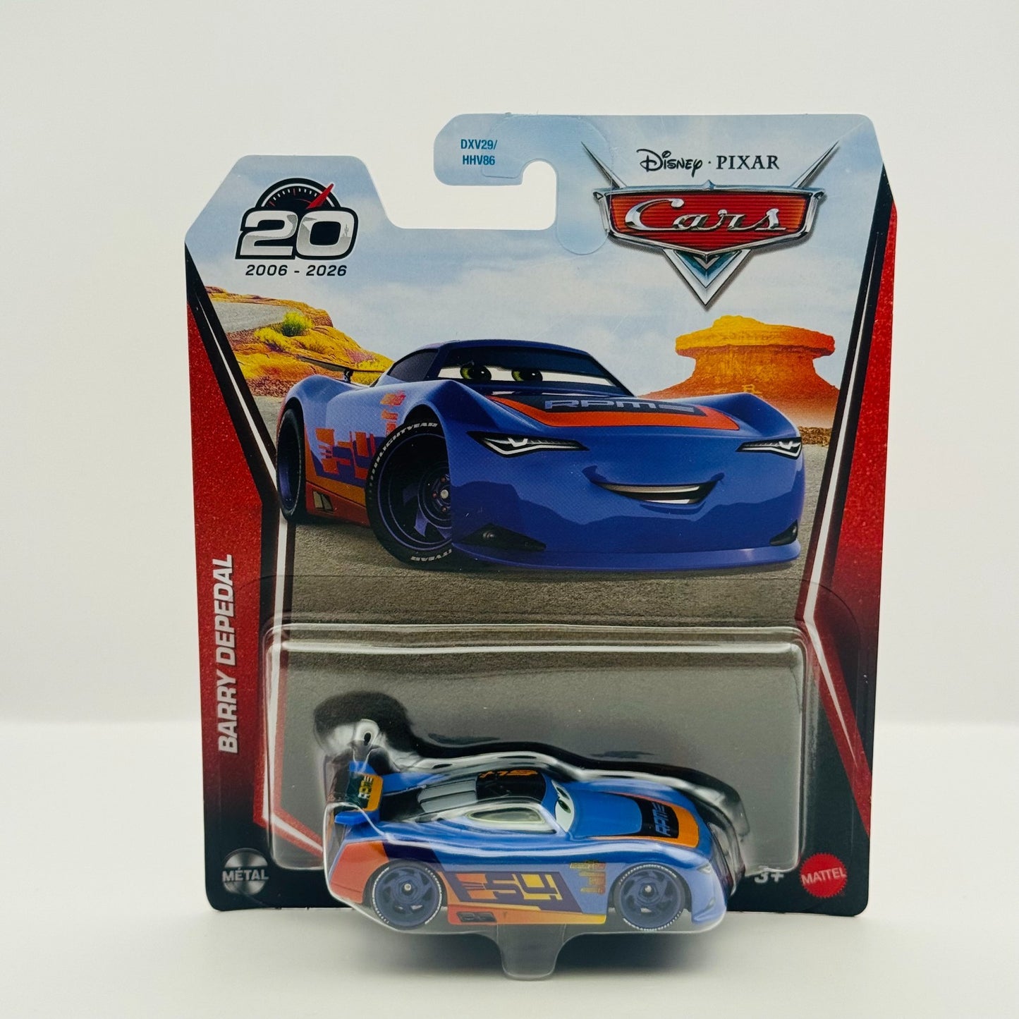 Disney Pixar Cars - BARRY DEPEDAL RPM Next Gen 20TH 2026 - 1:55 Diecast