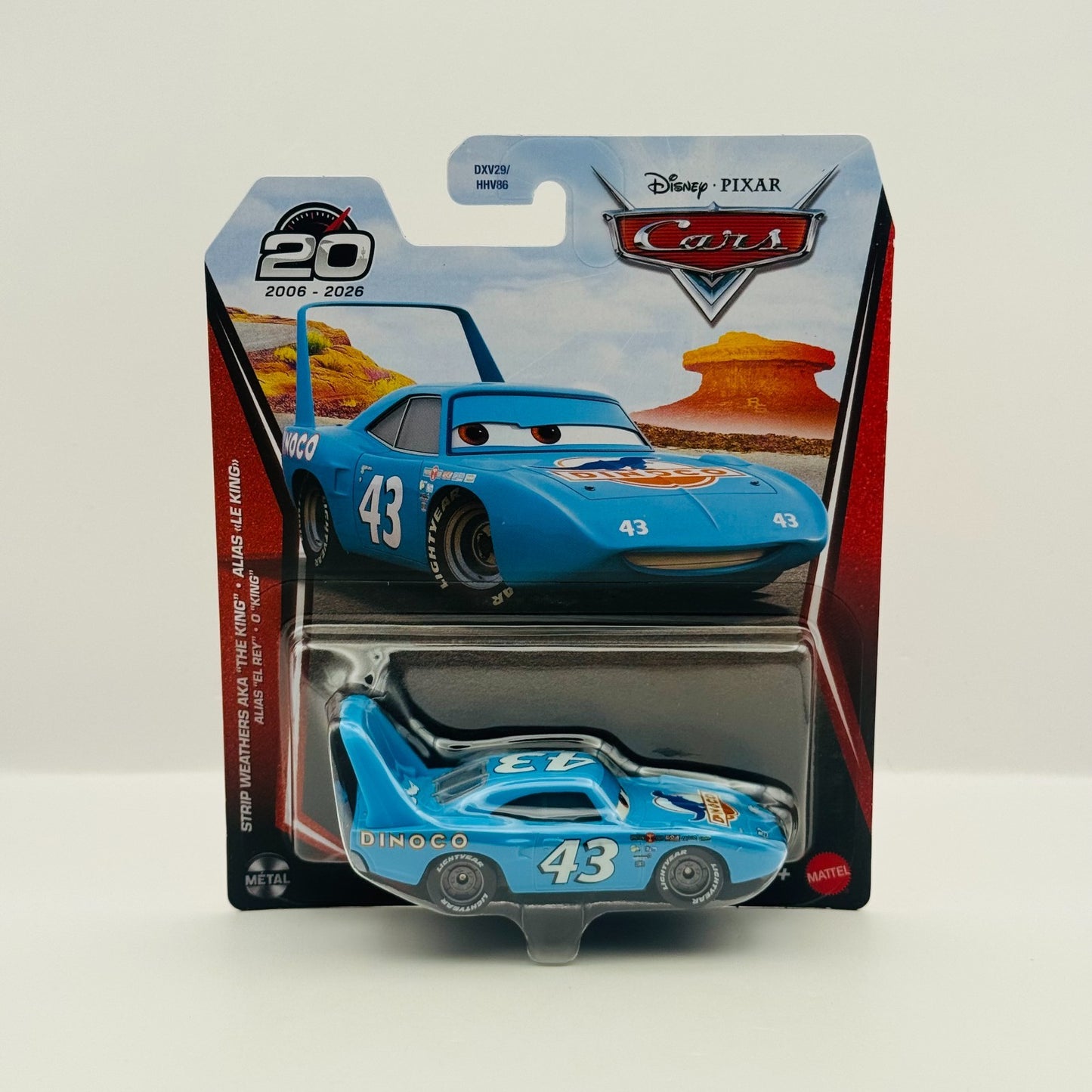 Disney Pixar Cars - THE KING STRIP WEATHERS DINOCO 20TH 2026 - 1:55 Diecast