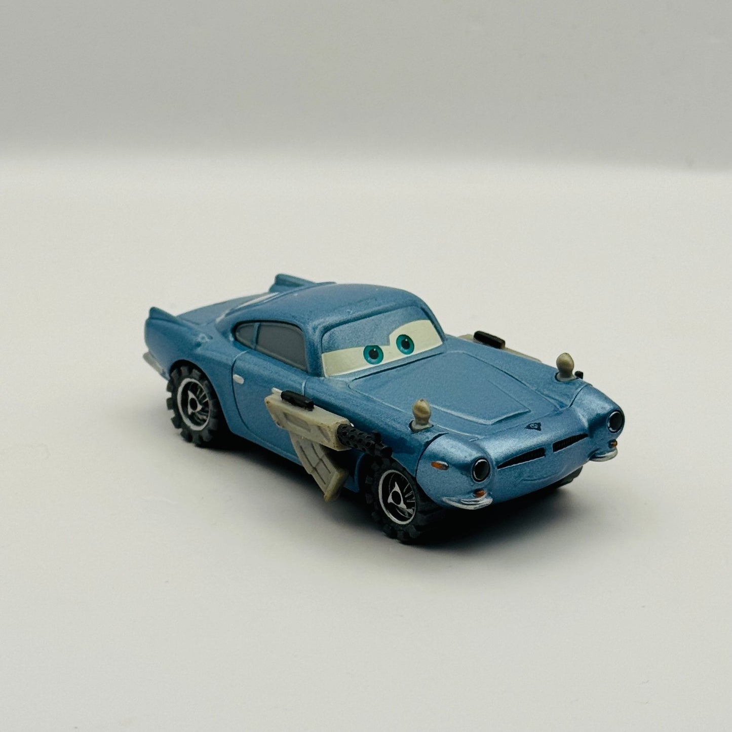 Disney Pixar Cars - LIGHTS & SOUNDS SPY FINN MCMISSILE WITH GUNS - 1:55 Diecast
