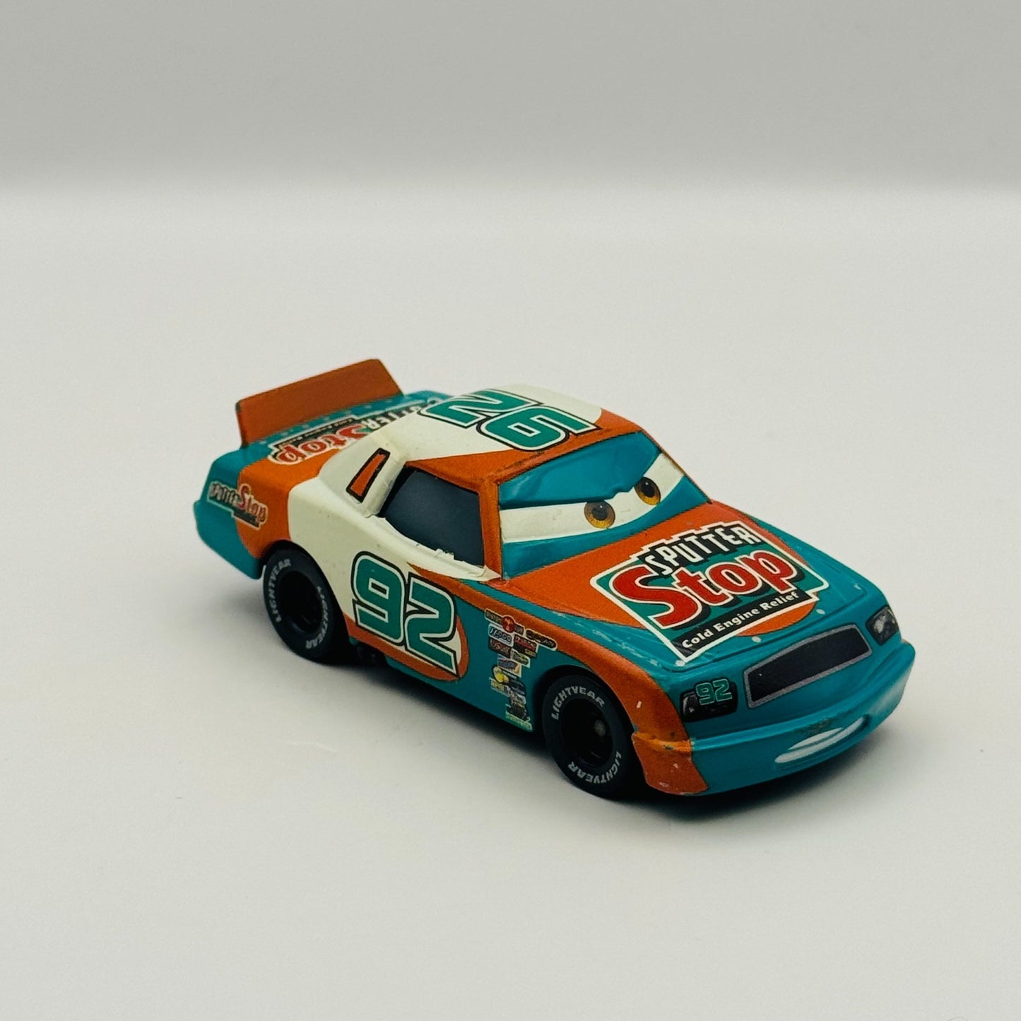 Disney Pixar Cars - SPUTTER STOP MURRAY CLUTCHBURN Piston Cup 2017- 1:55 Diecast