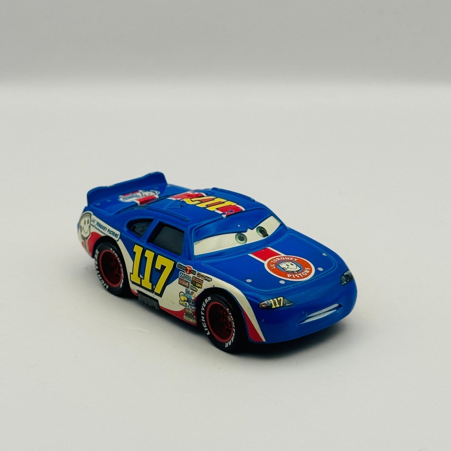 Disney Pixar Cars - RALPH CARLOW LIL TORQUEY PISTONS Piston Cup - 1:55 Diecast