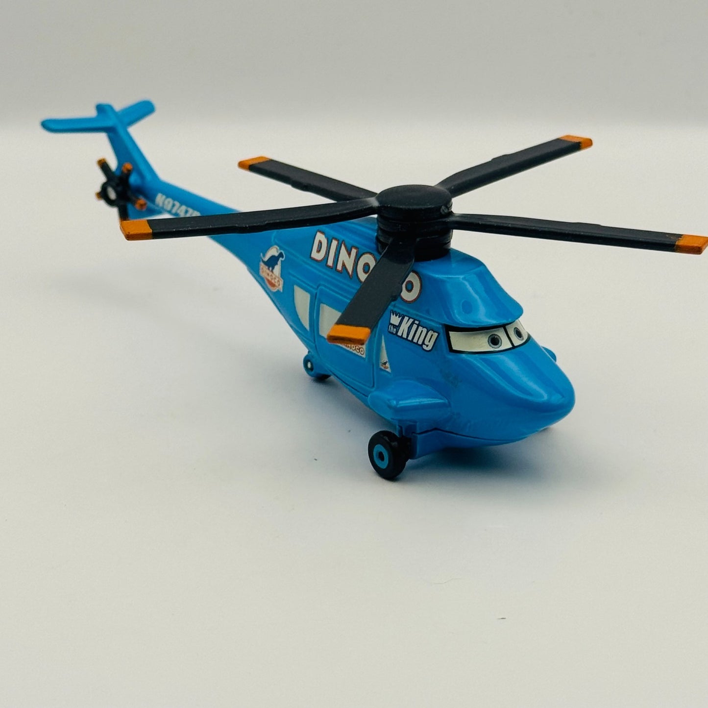 Disney Pixar Cars - ROTOR TURBOSKY DINOCO HELICOPTER Mega Size 2008 1:55 Diecast