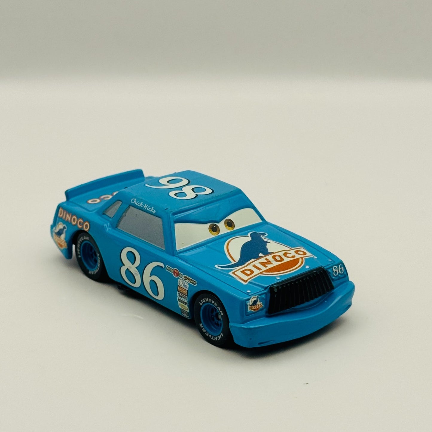 Disney Pixar Cars - DINOCO CHICK HICKS Supercharged 2007 - 1:55 Diecast
