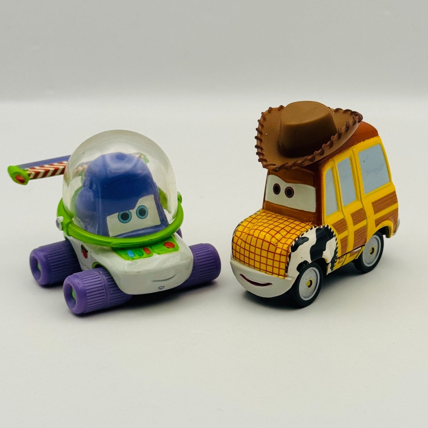 Disney Pixar Cars - BUZZ & WOODY Toy Story Supercharged 2007 - 1:55 Diecast