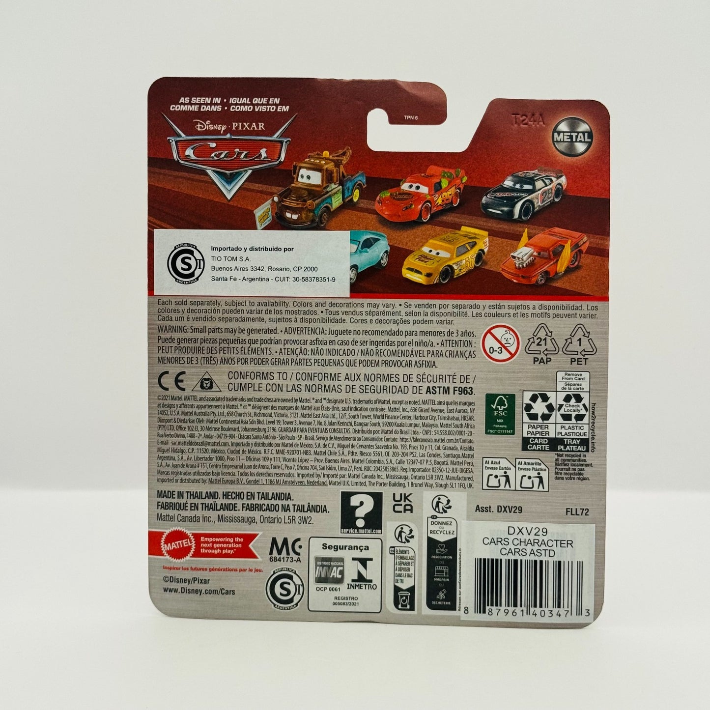 Disney Pixar Cars - MANDY FREUNDEBENDER TACH O MINT CREW CHIEF - 1:55 Diecast