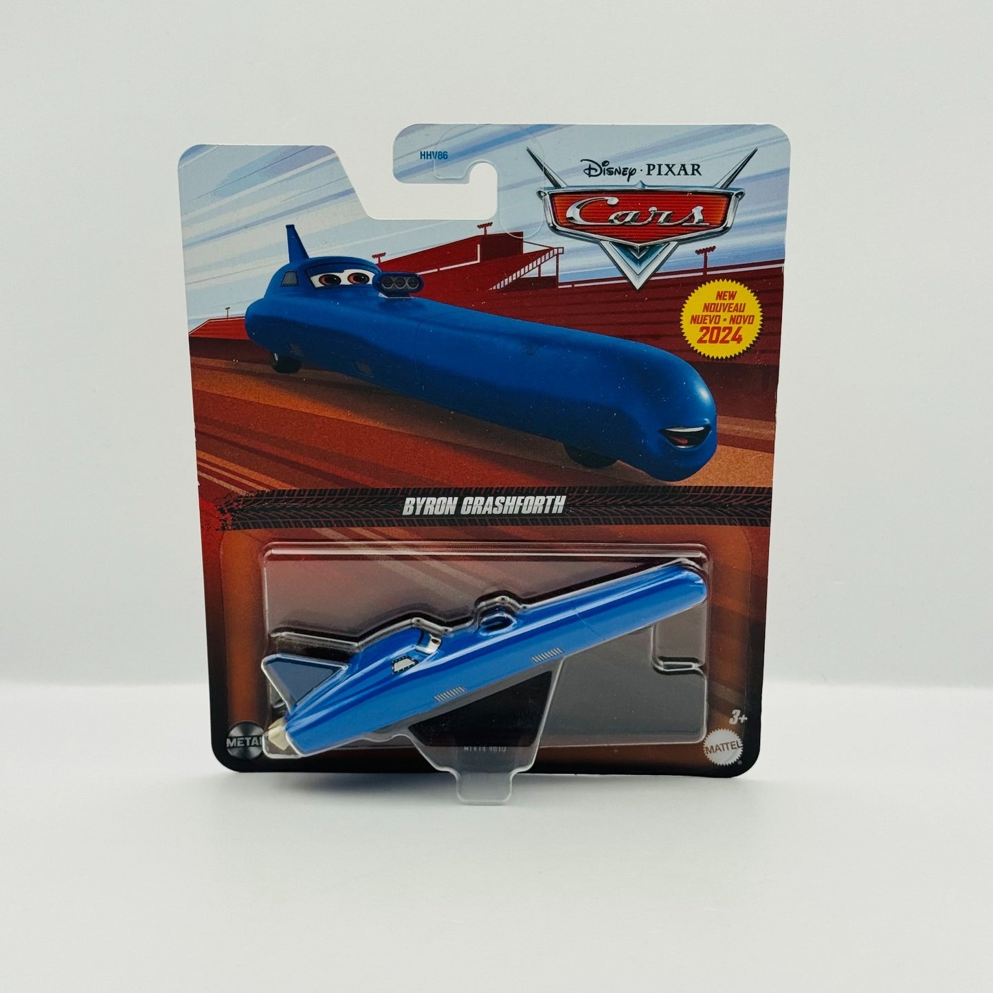 Disney Pixar Cars - BYRON CRASHFORTH On The Road 2024 *VERY RARE* - 1:55 Diecast