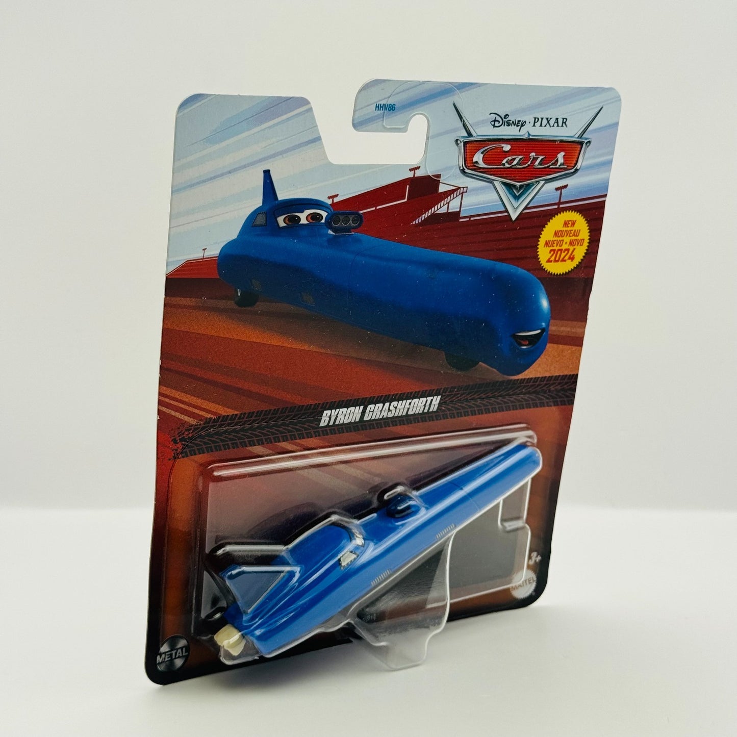 Disney Pixar Cars - BYRON CRASHFORTH On The Road 2024 *VERY RARE* - 1:55 Diecast