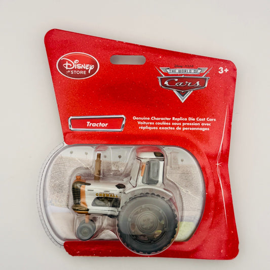 Disney Pixar Cars - WHITE TRACTOR Disney Store 2010 - 1:43 Diecast