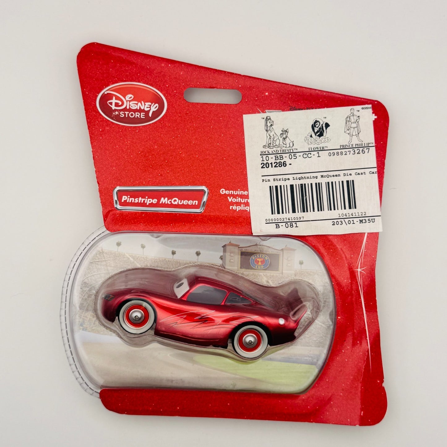 Disney Pixar Cars - PINSTRIPE MCQUEEN Disney Store 2010 - 1:43 Diecast