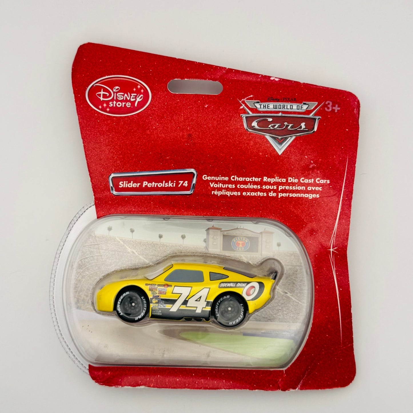 Disney Pixar Cars - SLIDER PETROLSKI SIDEWALL SHINE Disney Store - 1:43 Diecast