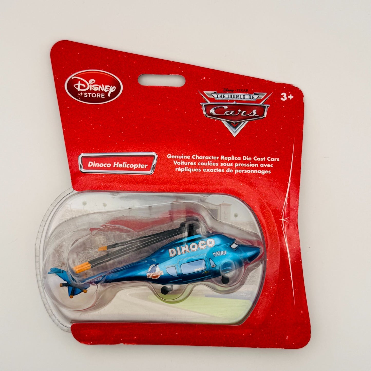 Disney Pixar Cars - METALLIC DINOCO HELICOPTER ROTOR Disney Store - 1:43 Diecast