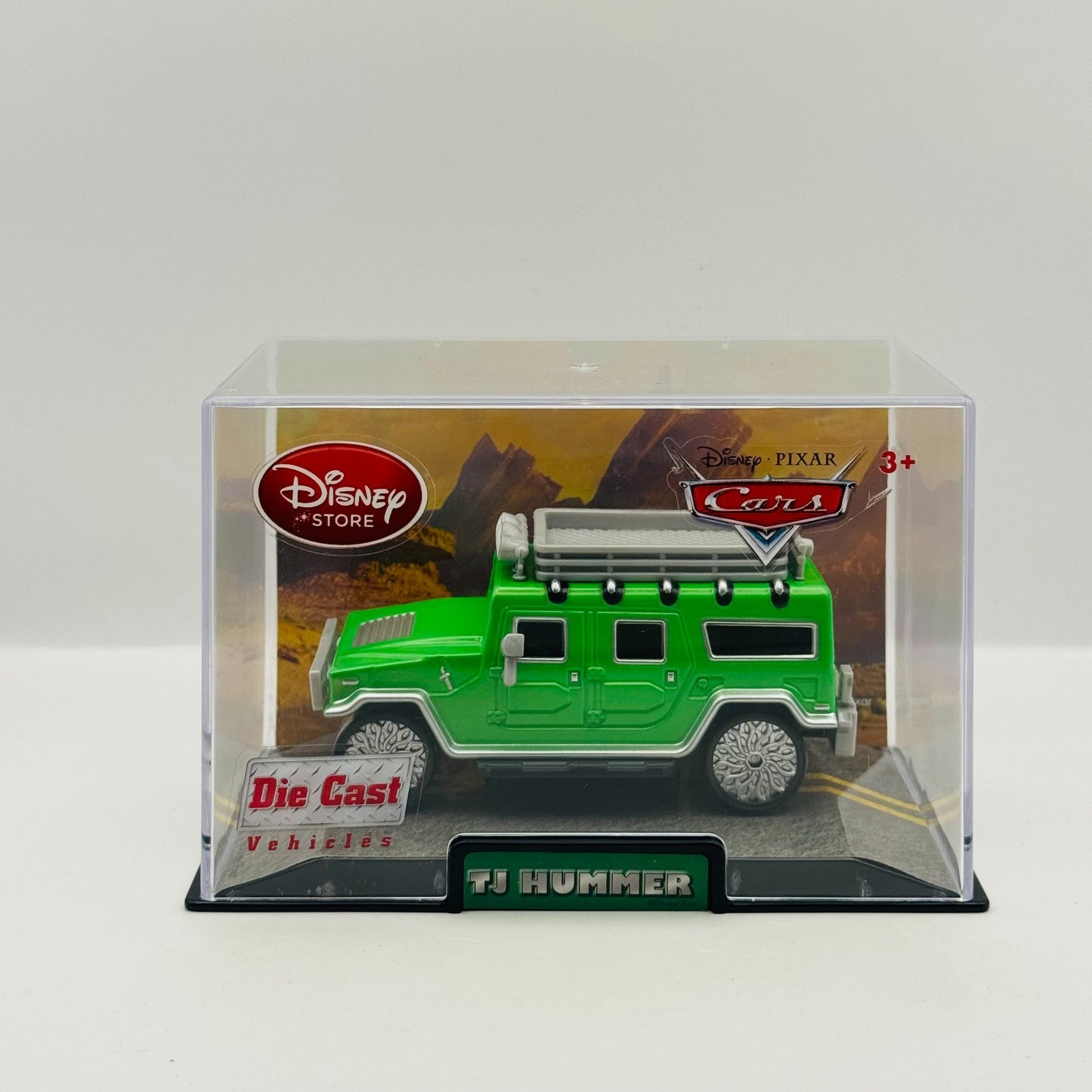 Disney Pixar Cars - T.J. HUMMER Disney Store Case 2010 *RARE* - 1:43 Diecast