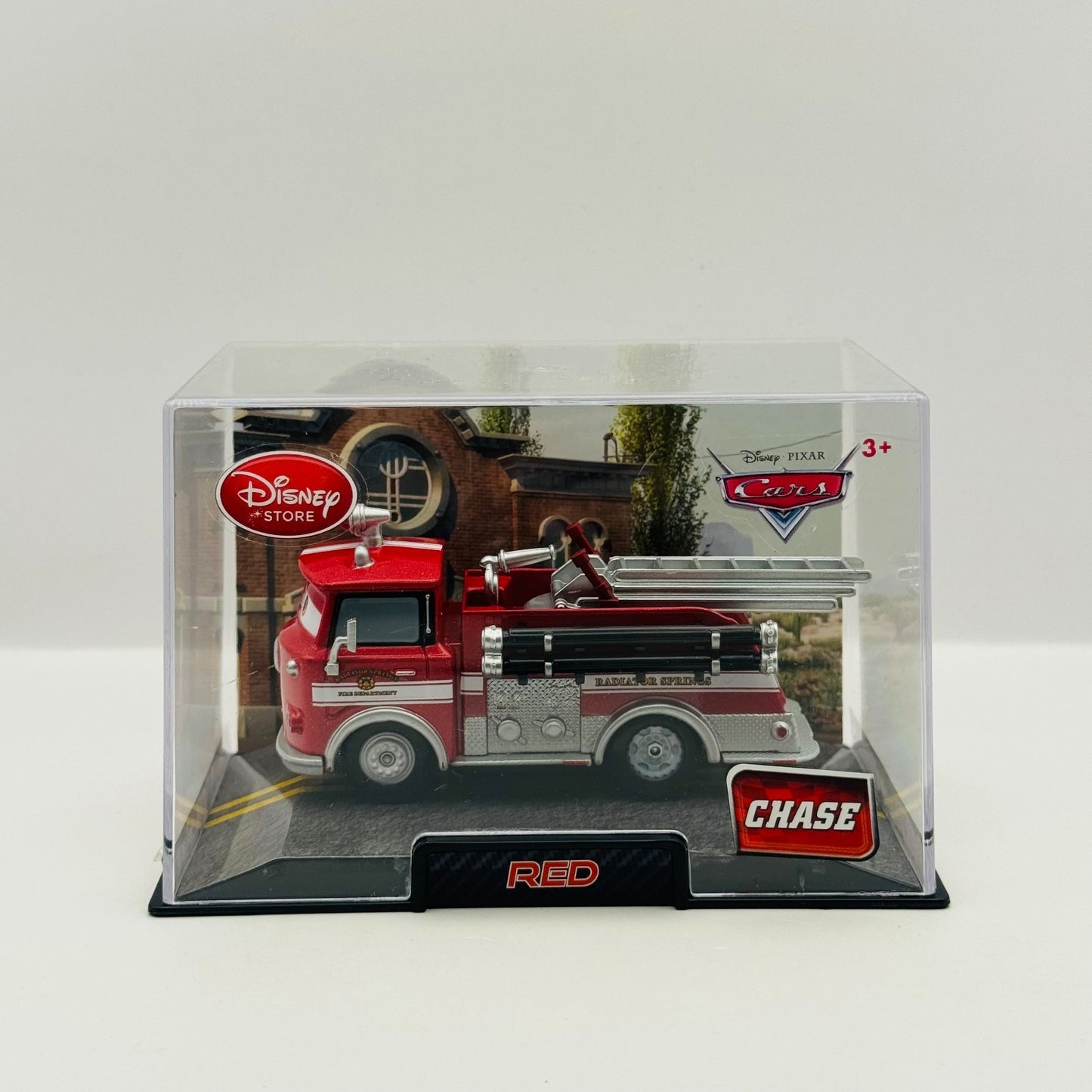 Disney Pixar Cars - RED FIRETRUCK W/ STRIPES *CHASE* Disney Store - 1:43 Diecast
