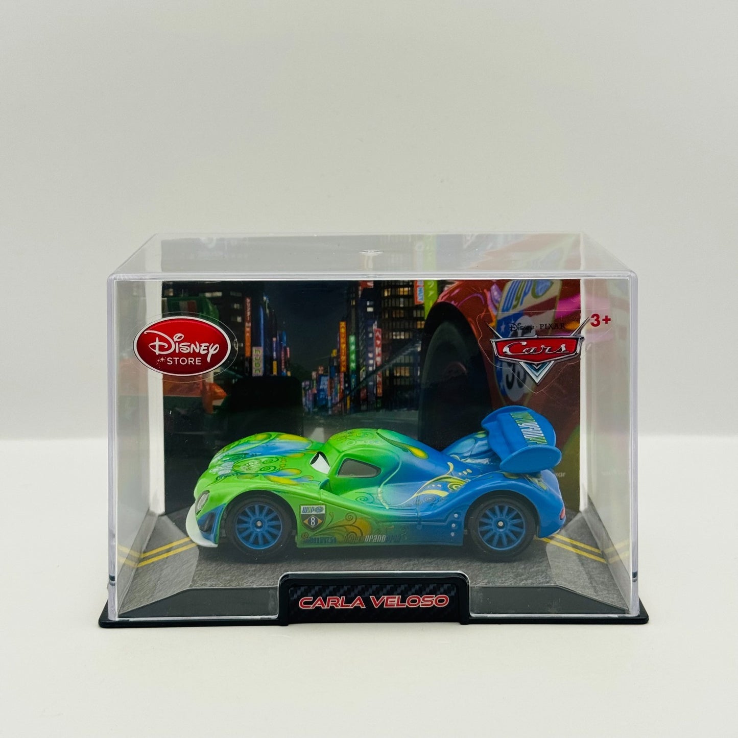 Disney Pixar Cars - CARLA VELOSO WGP Disney Store - 1:43 Diecast