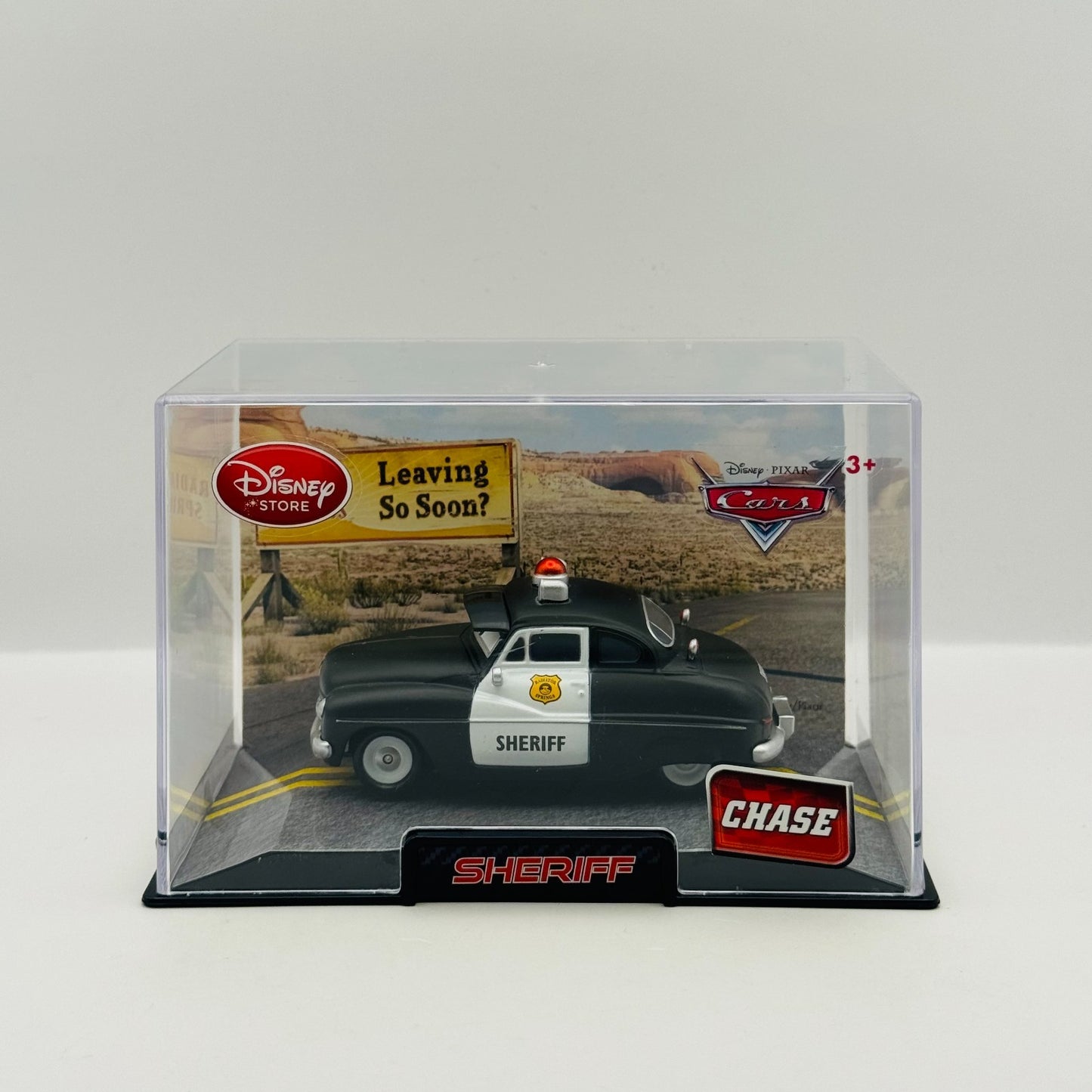 Disney Pixar Cars - MATTE STEALTH SHERIFF *CHASE* Disney Store - 1:43 Diecast