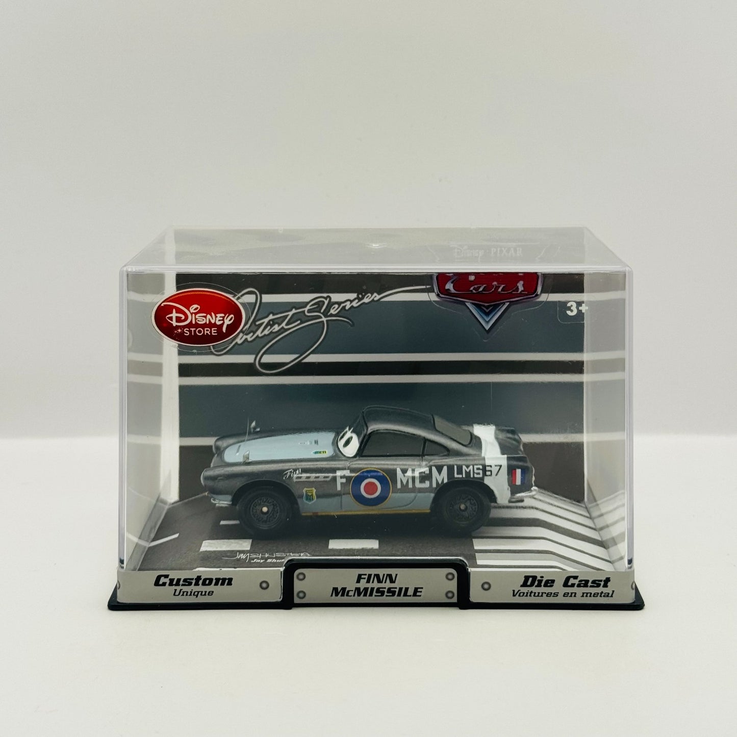 Disney Pixar Cars - ARTIST SERIES FINN JAY SHUSTER Disney Store - 1:43 Diecast