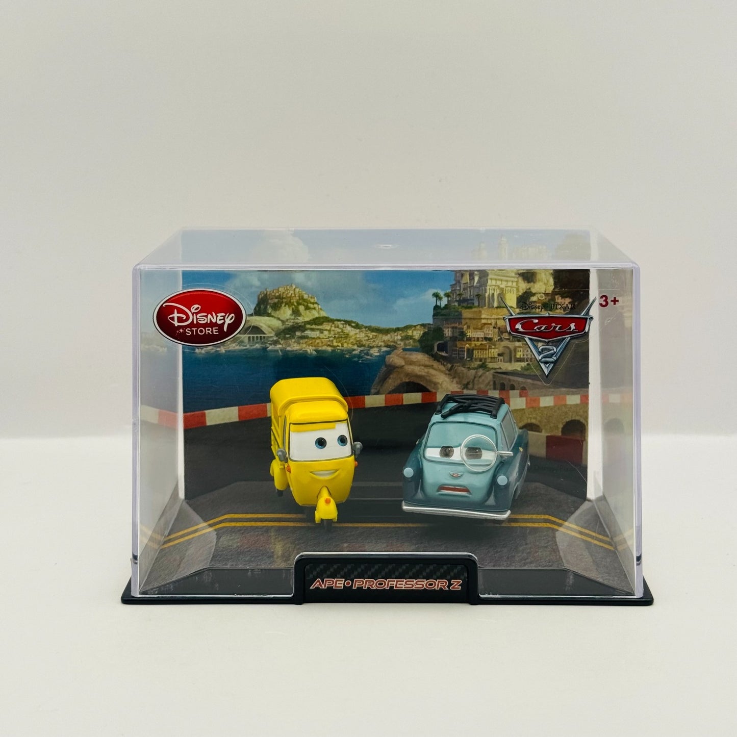 Disney Pixar Cars - PROFESSOR Z & APE SAL MACHIANI Disney Store - 1:43 Diecast