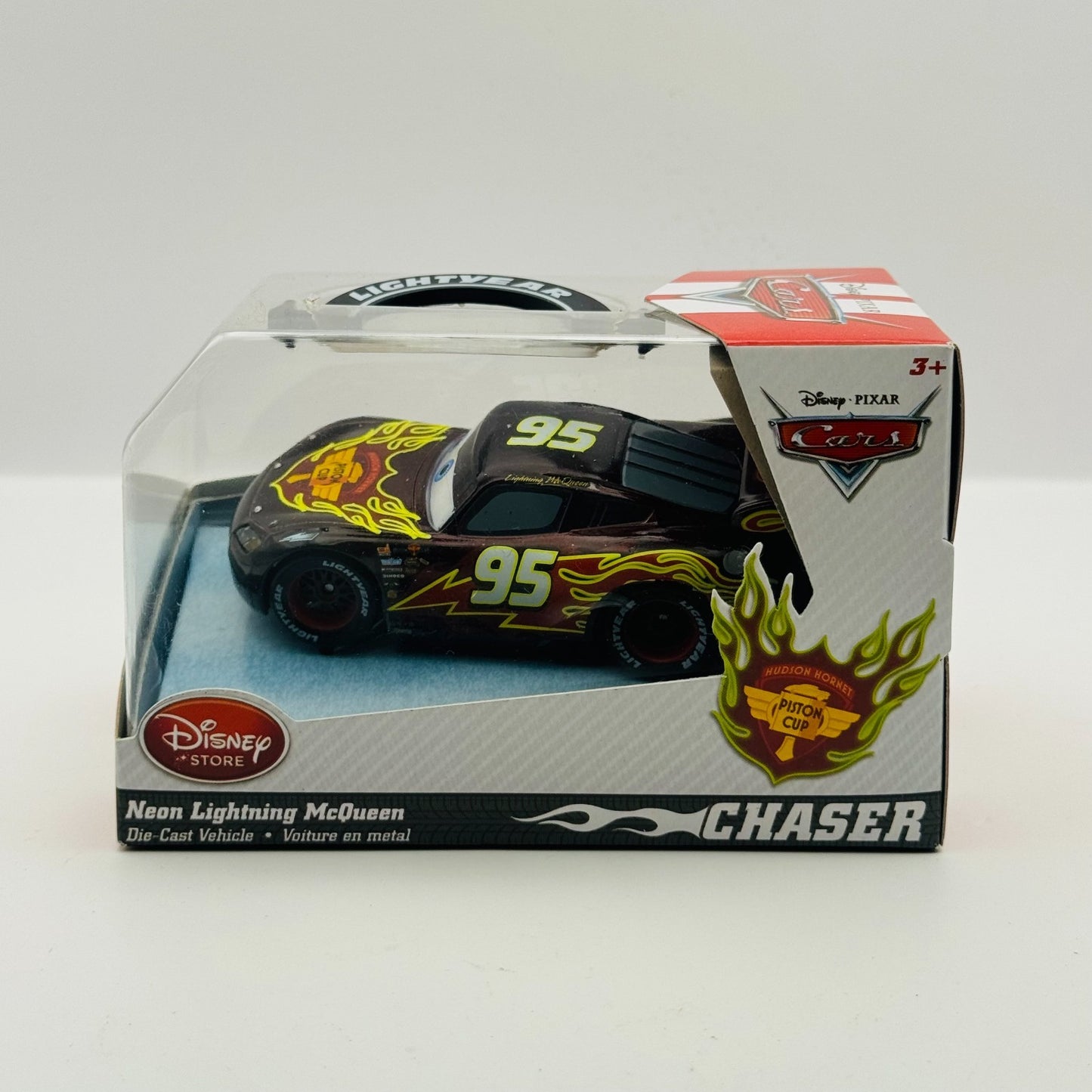 Disney Pixar Cars - NEON MCQUEEN *CHASER* Disney Store - 1:43 Diecast