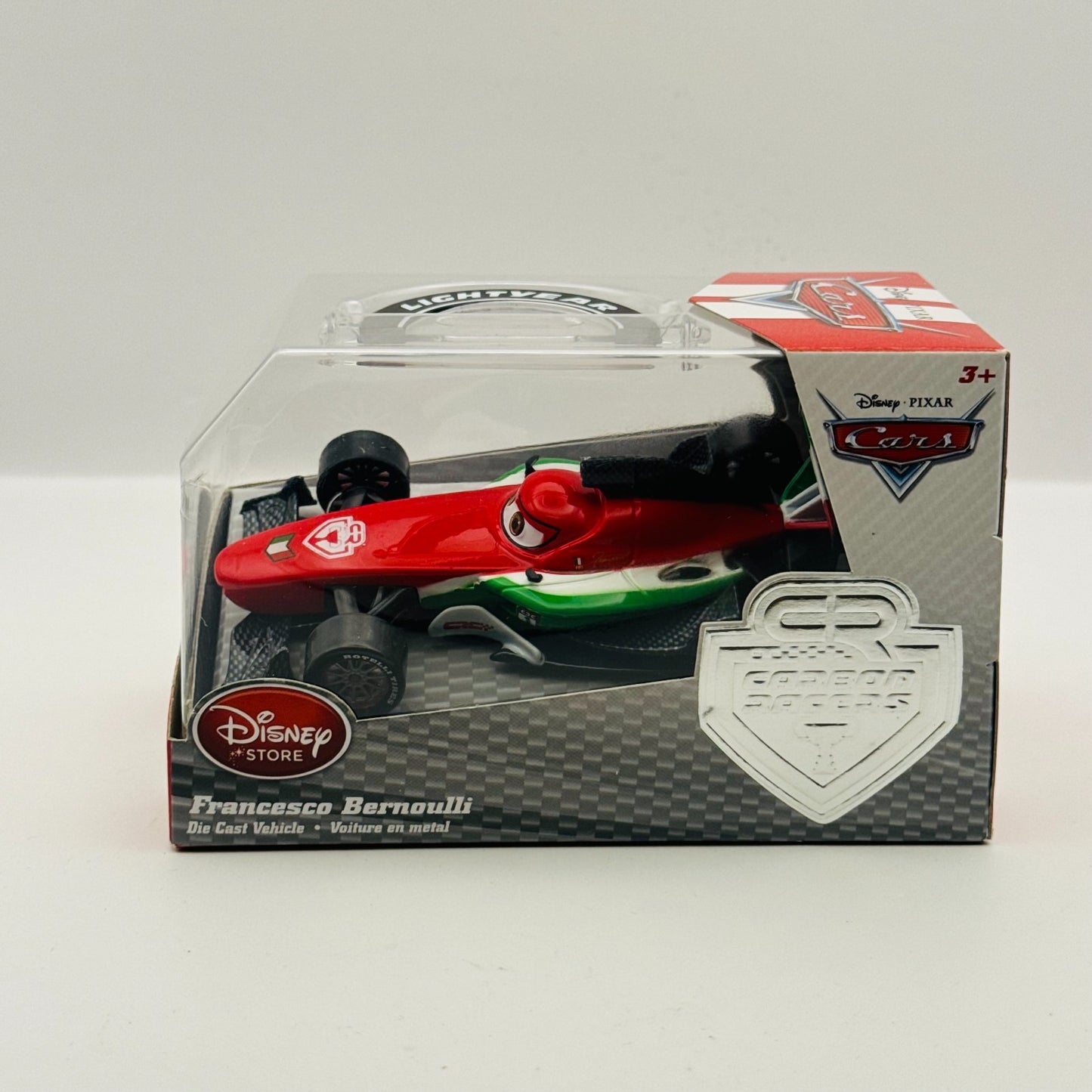 Disney Pixar Cars - CARBON RACER FRANCESCO BERNOULLI Disney Store - 1:43 Diecast