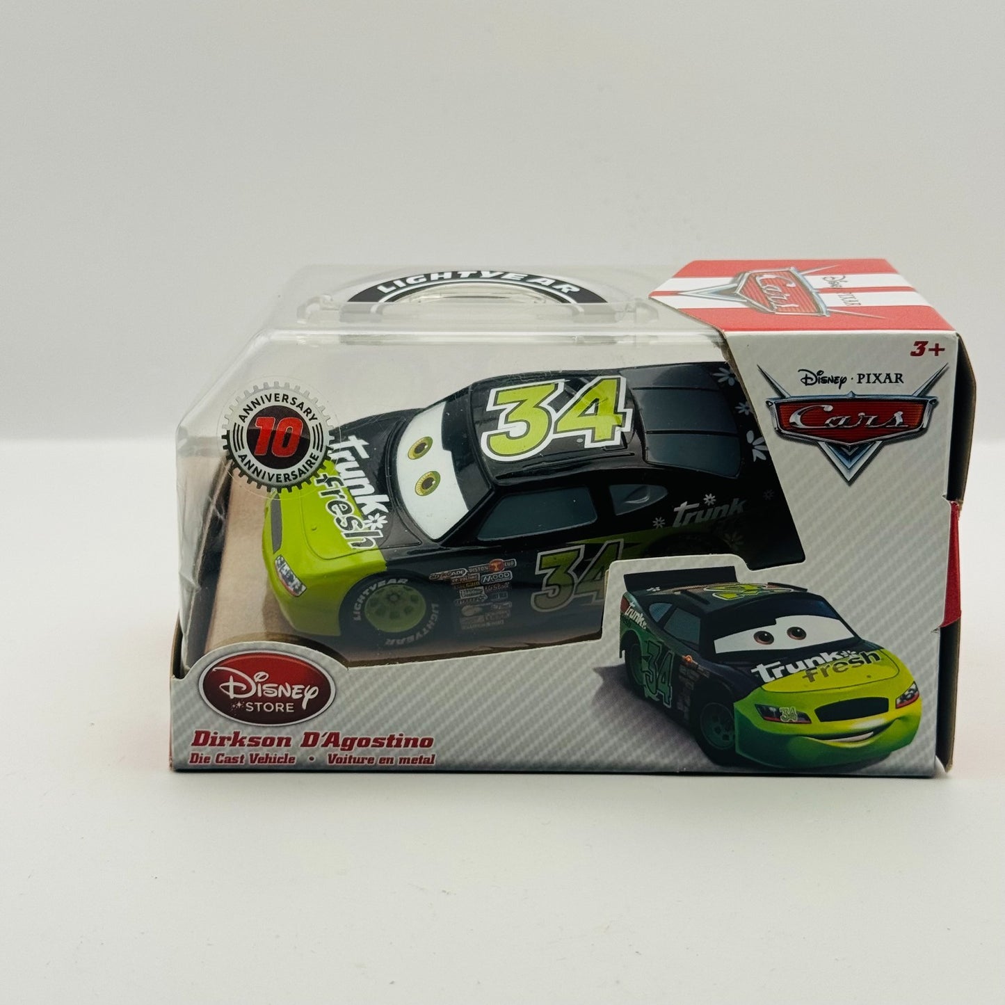 Disney Pixar Cars - DIRKSON D'AGOSTINO TRUNK FRESH Disney Store - 1:43 Diecast