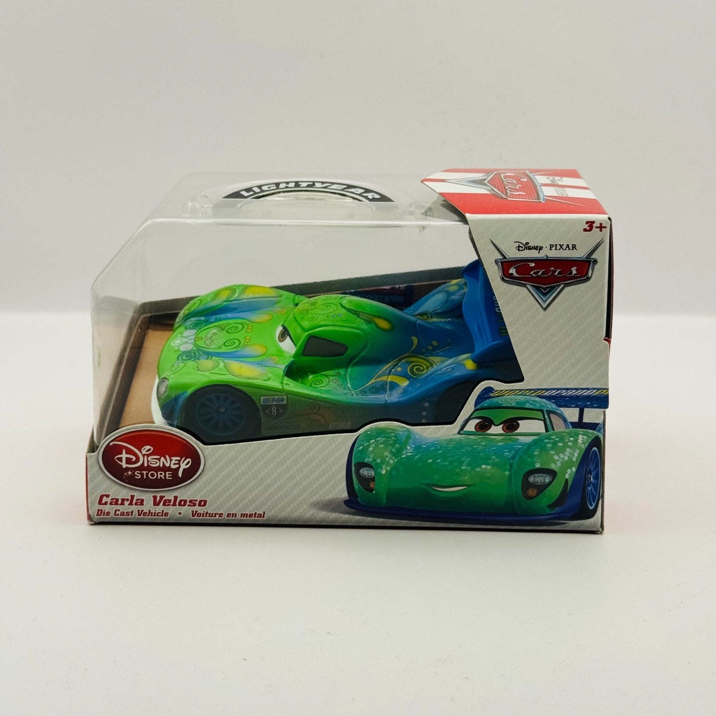 Disney Pixar Cars - CARLA VELOSO WGP Disney Store - 1:43 Diecast