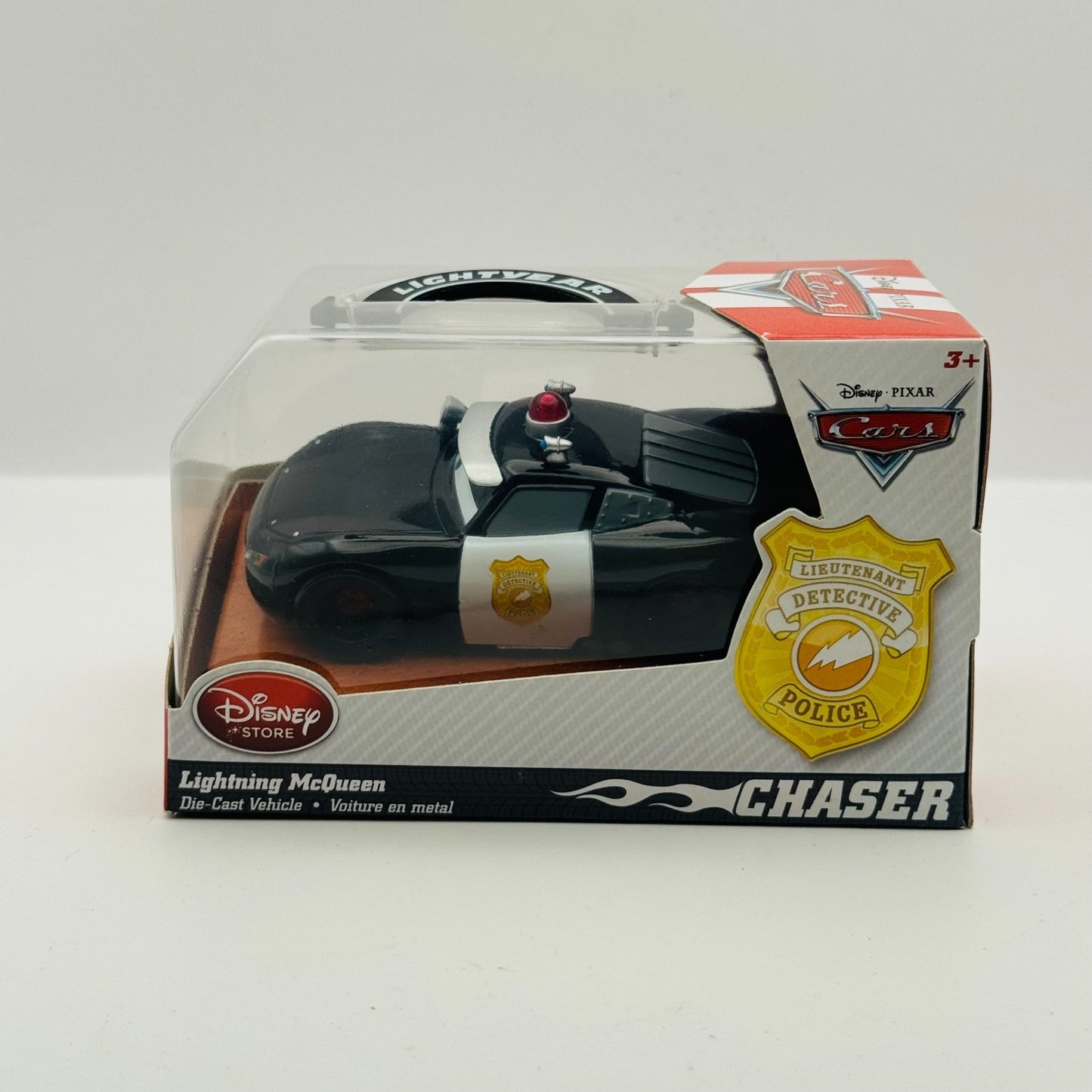 Disney Pixar Cars - PRIVATE EYE LIEUTENANT MCQUEEN Disney Store - 1:43 Diecast