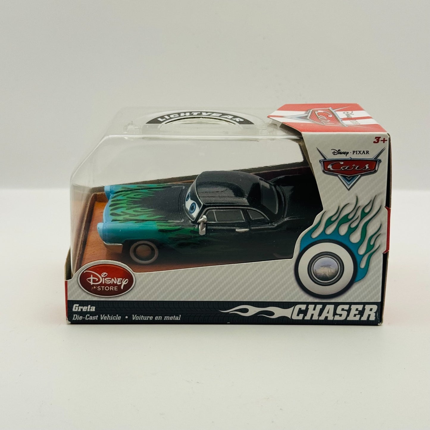 Disney Pixar Cars - BLUE/GREEN GRETA *CHASER* Disney Store - 1:43 Diecast
