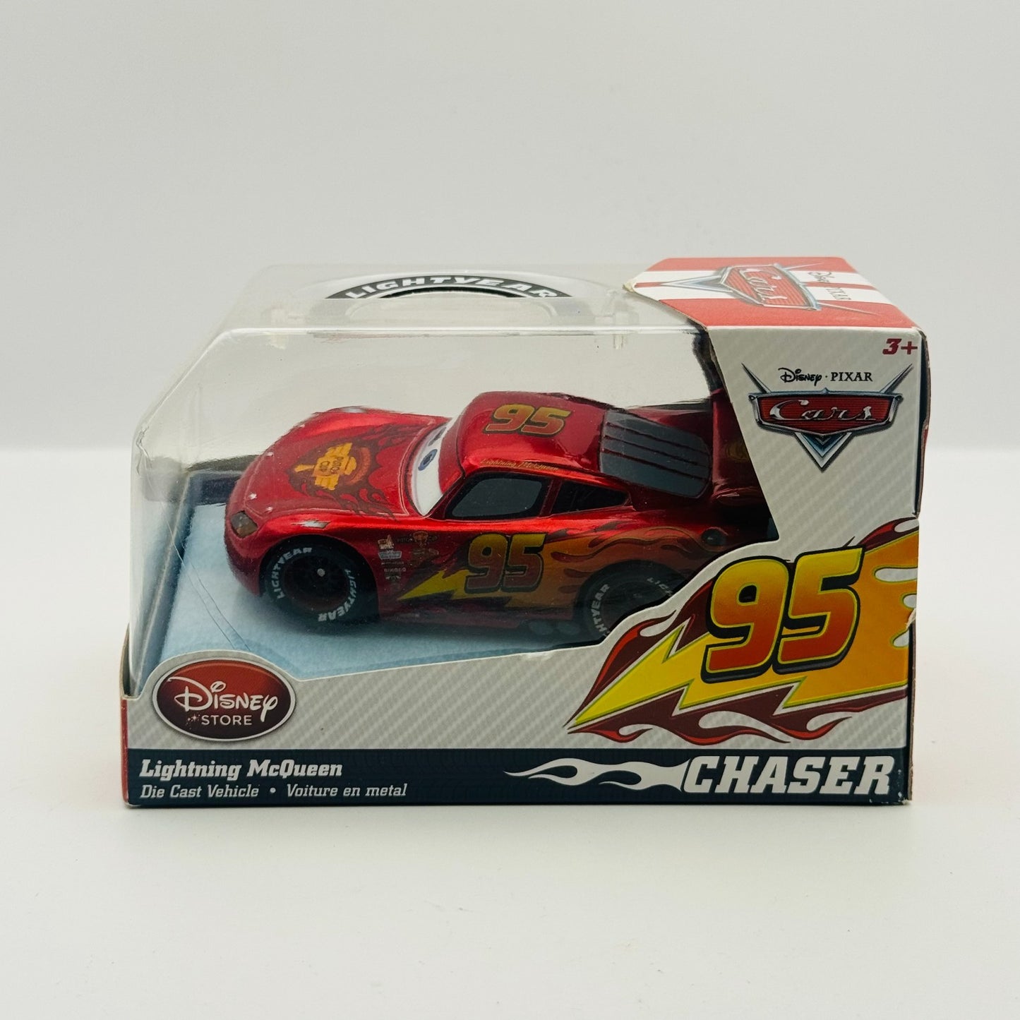 Disney Pixar Cars - METALLIC RS TEAM MCQUEEN *CHASER Disney Store - 1:43 Diecast
