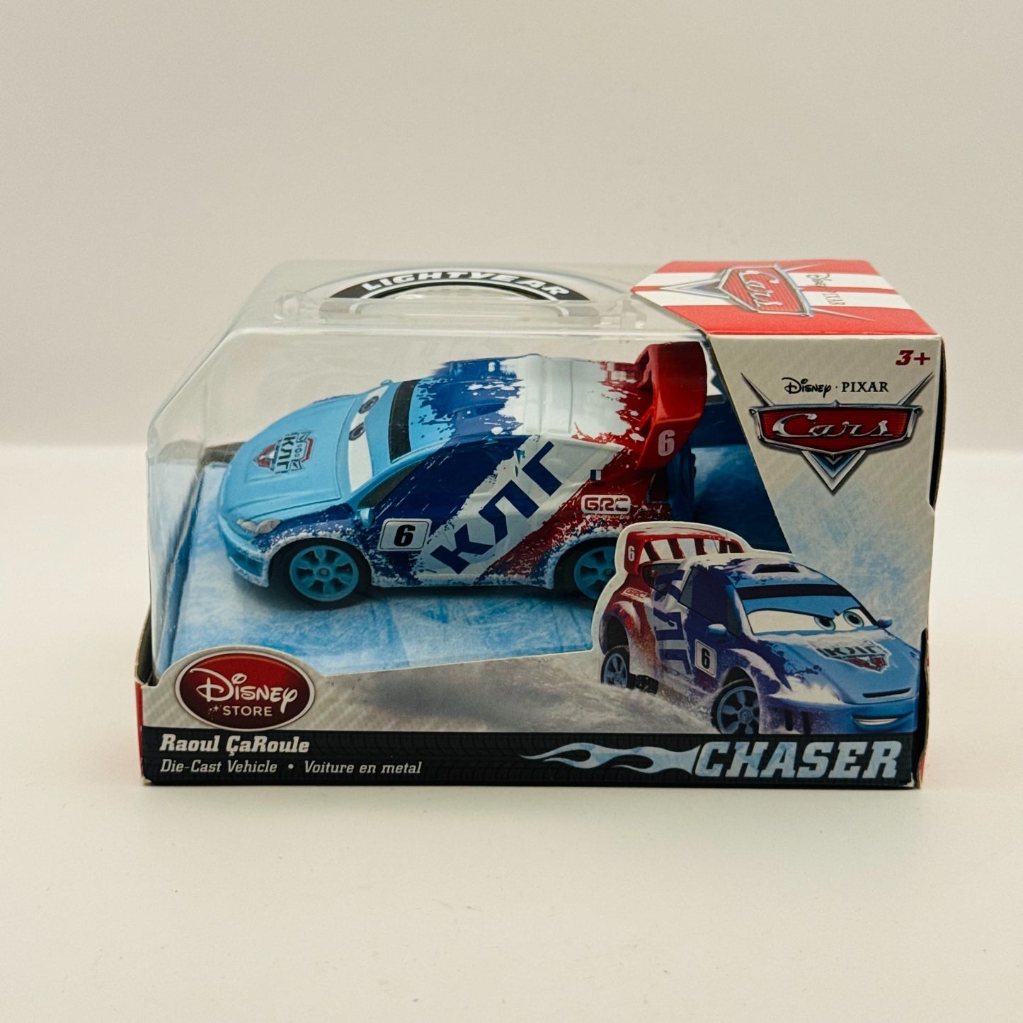 Disney Pixar Cars - ICE RACER RAOUL CAROULE *CHASER* Disney Store - 1:43 Diecast