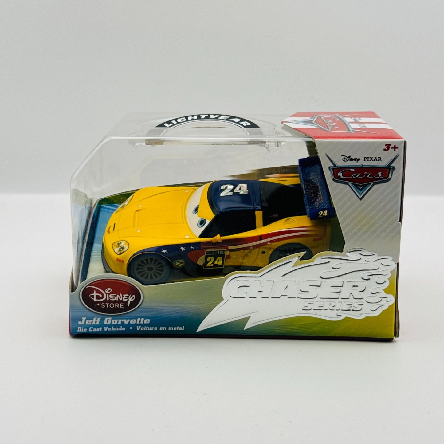 Disney Pixar Cars - CARNIVAL CUP JEFF GORVETTE Disney Store - 1:43 Diecast