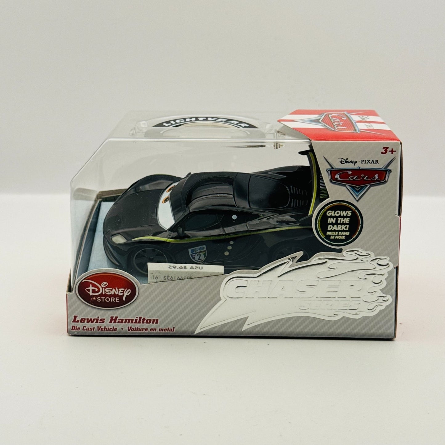 Disney Pixar Cars - NEON GLOW IN THE DARK LEWIS Disney Store - 1:43 Diecast