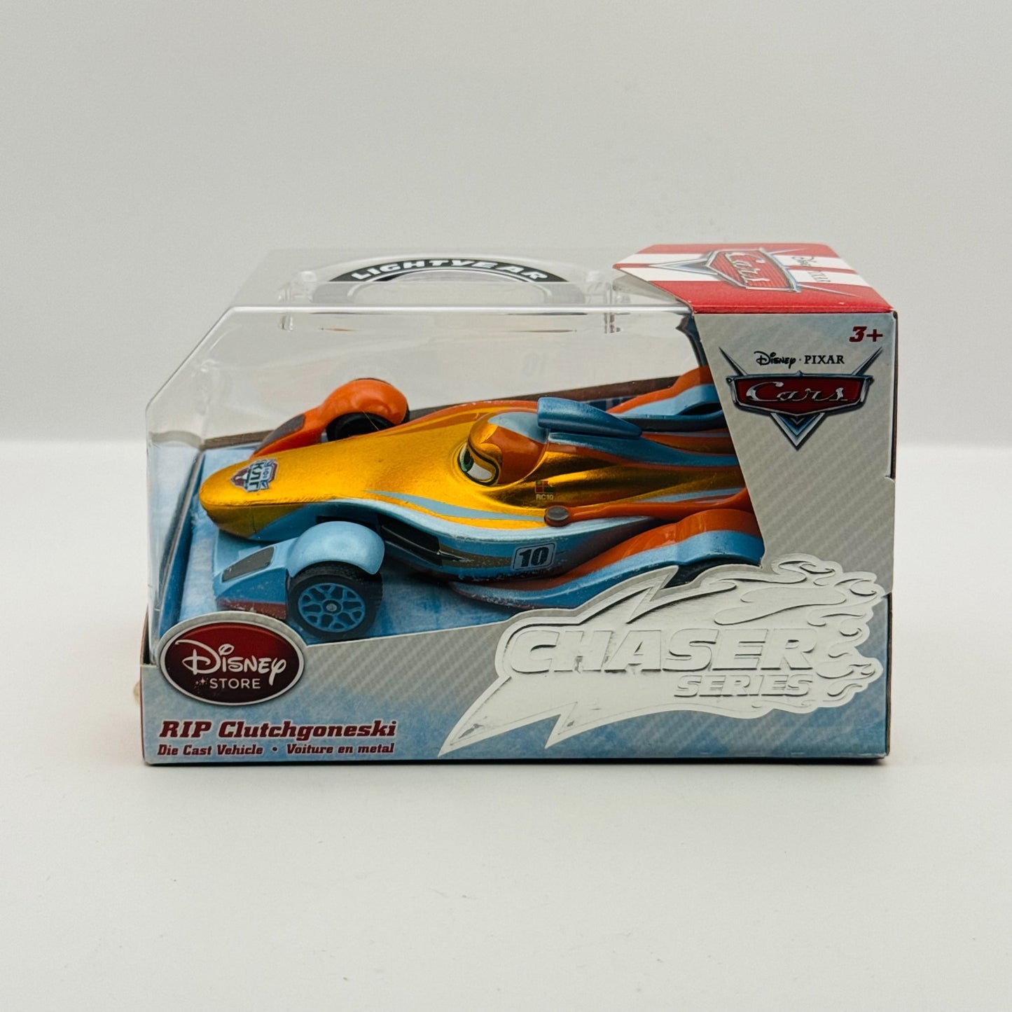 Disney Pixar Cars METALLIC ICE RACER RIP CLUTCHGONESKI Disney Store 1:43 Diecast