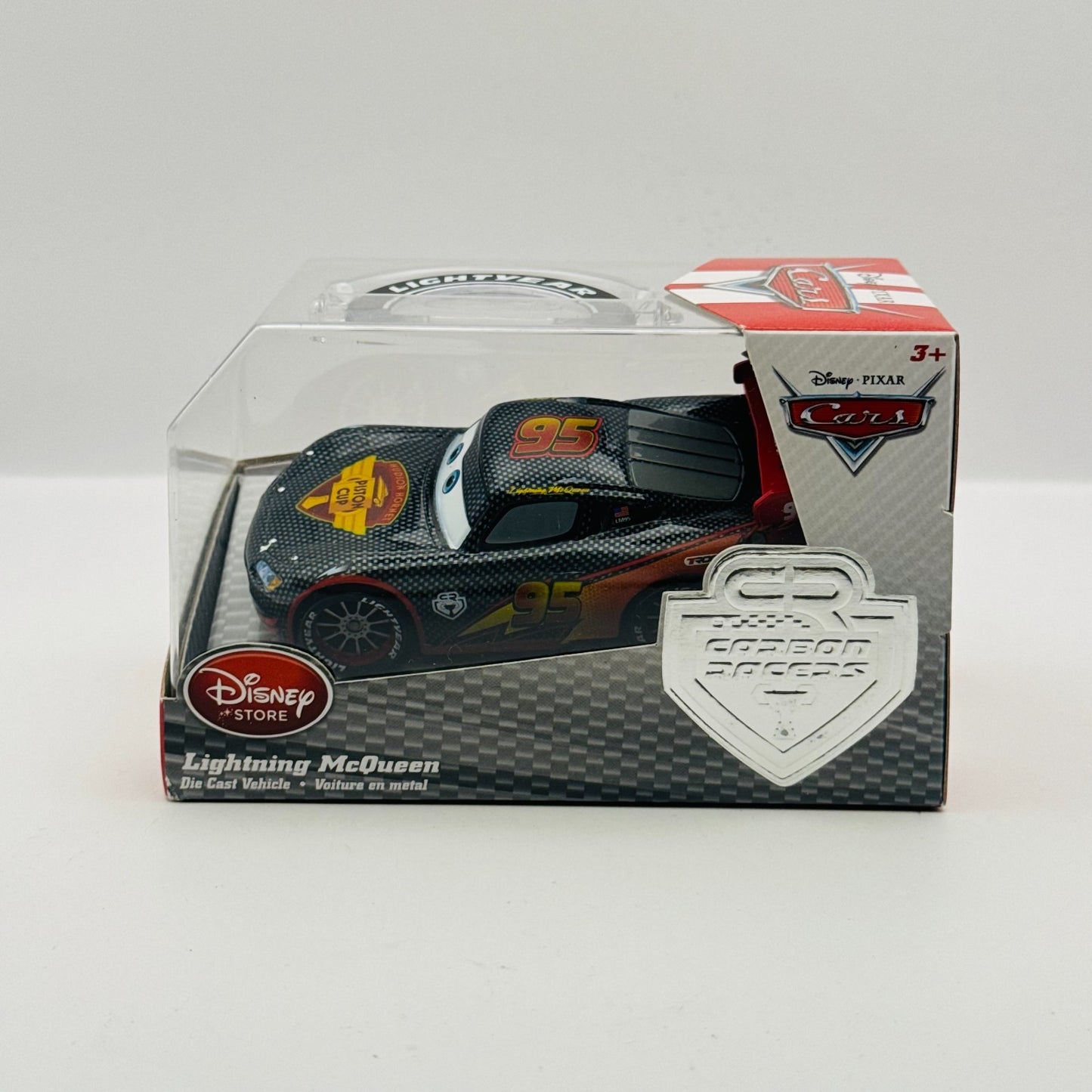 Disney Pixar Cars - CARBON RACER MCQUEEN Disney Store - 1:43 Diecast
