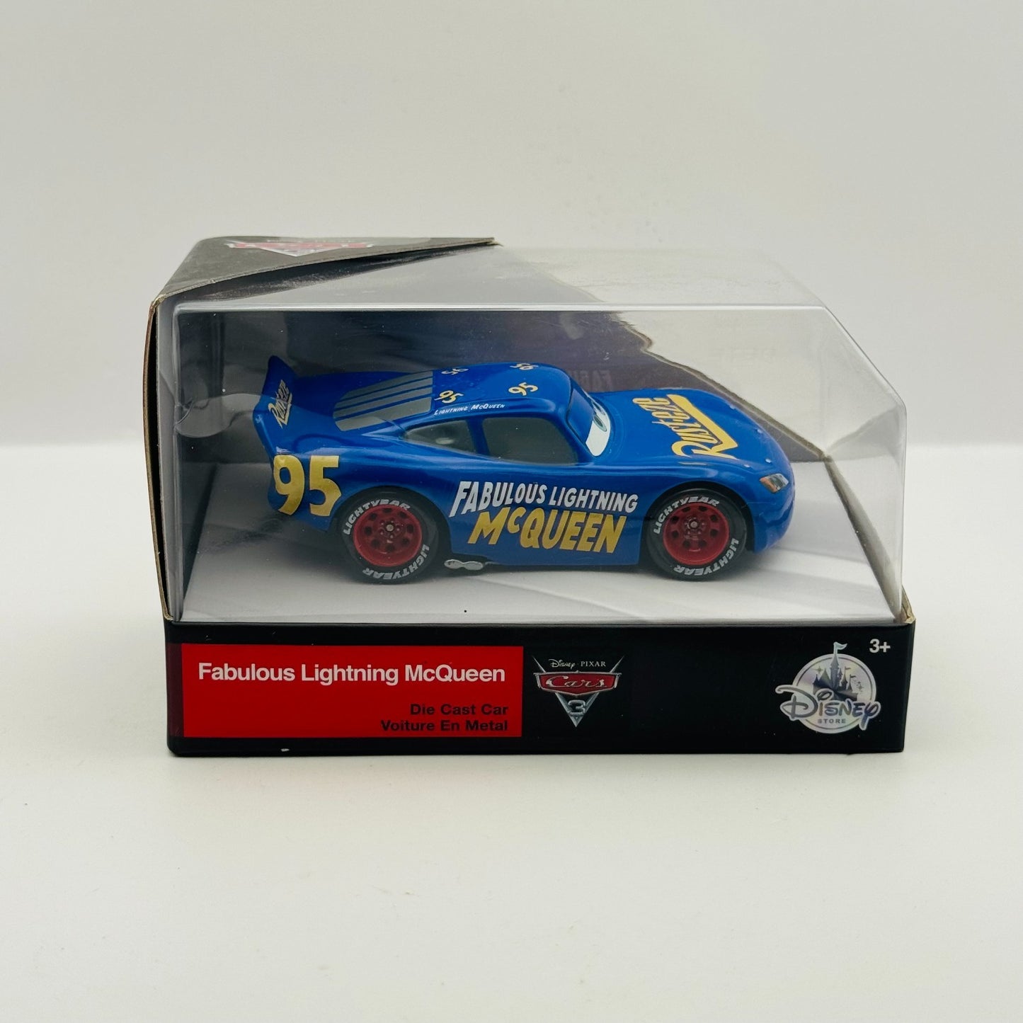 Disney Pixar Cars - FABULOUS LIGHTNING MCQUEEN Disney Store - 1:43 Diecast