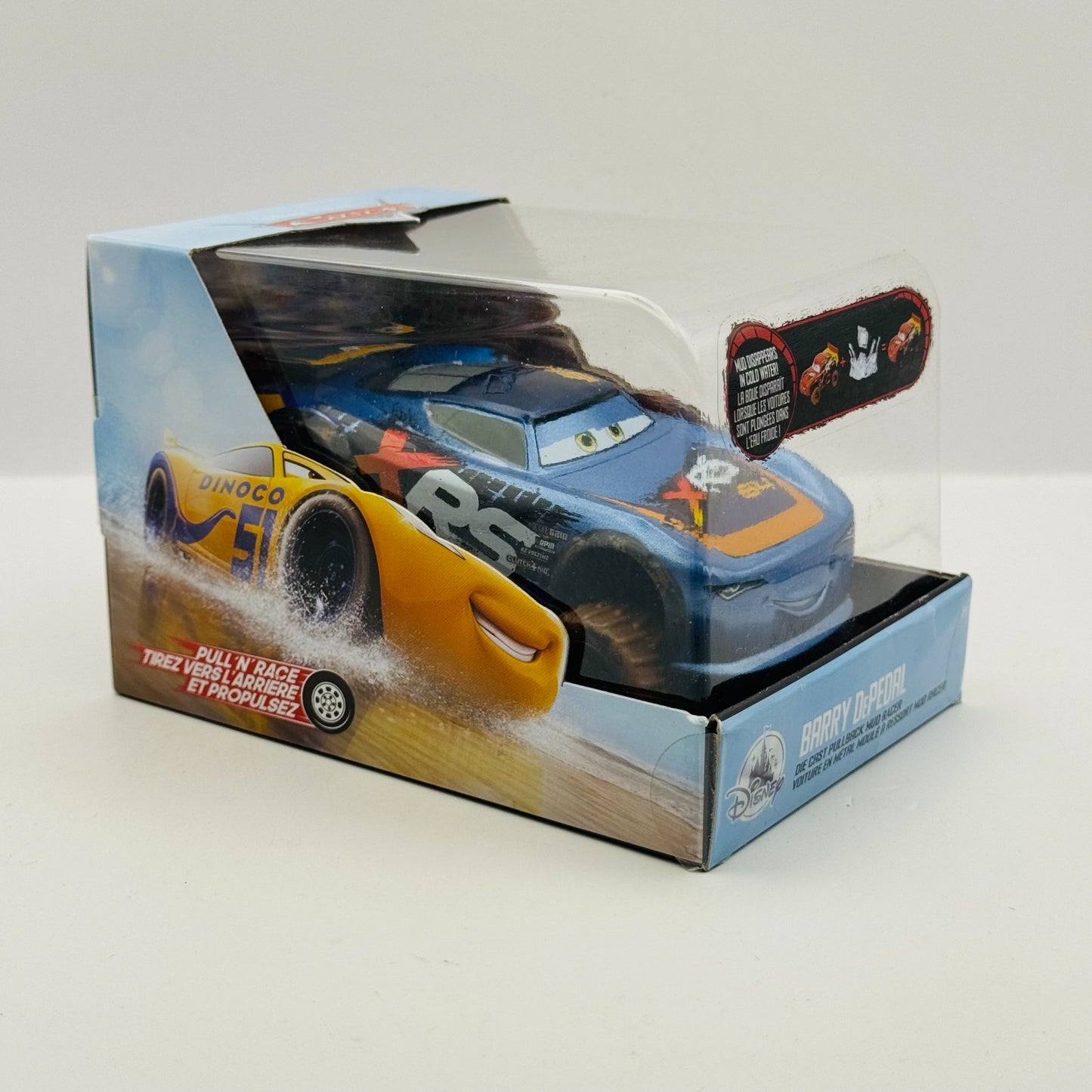 Disney Pixar Cars - XRS MUD RACING BARRY DEPEDAL Disney Store - 1:43 Diecast