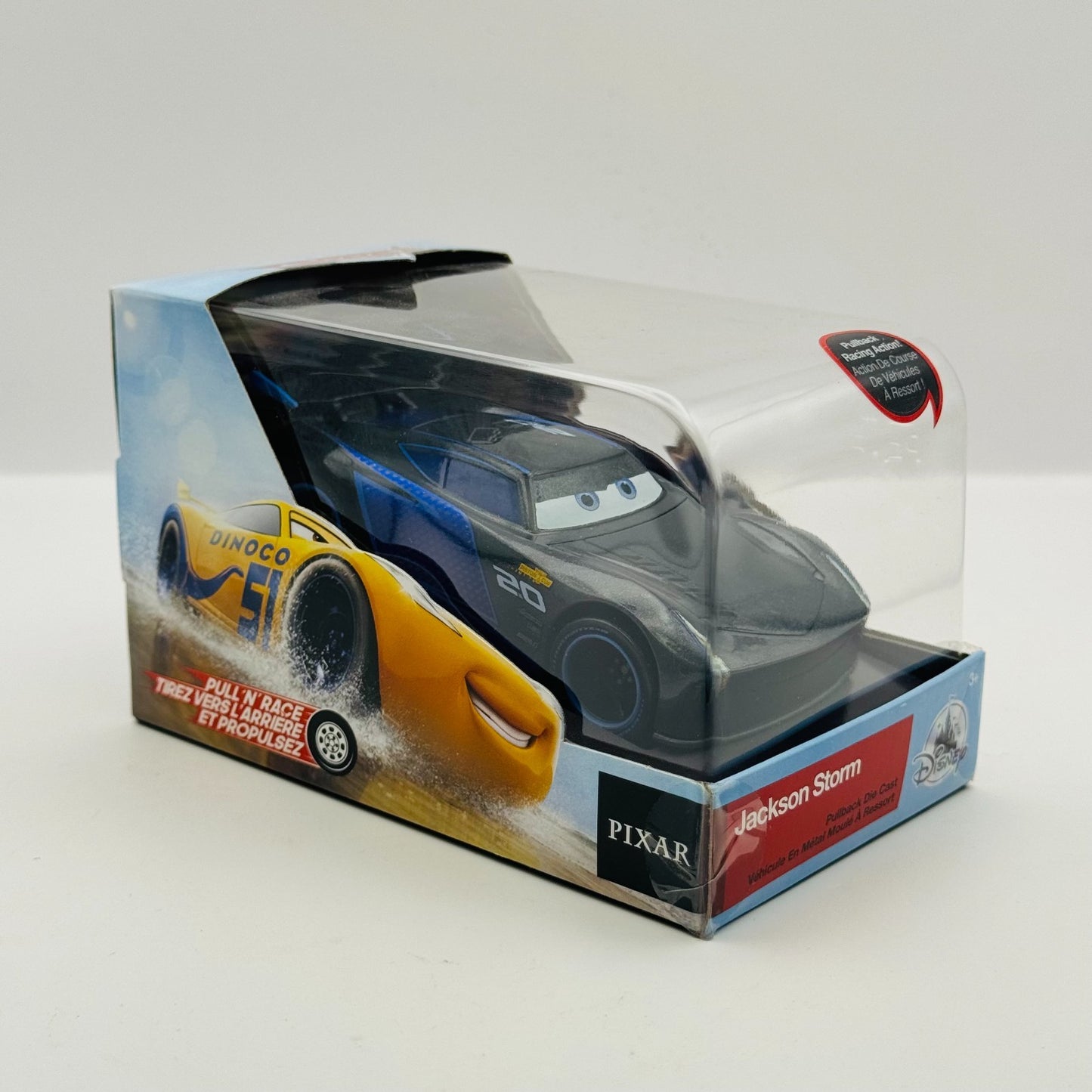 Disney Pixar Cars - CHAMPION JACKSON STORM Disney Store - 1:43 Diecast