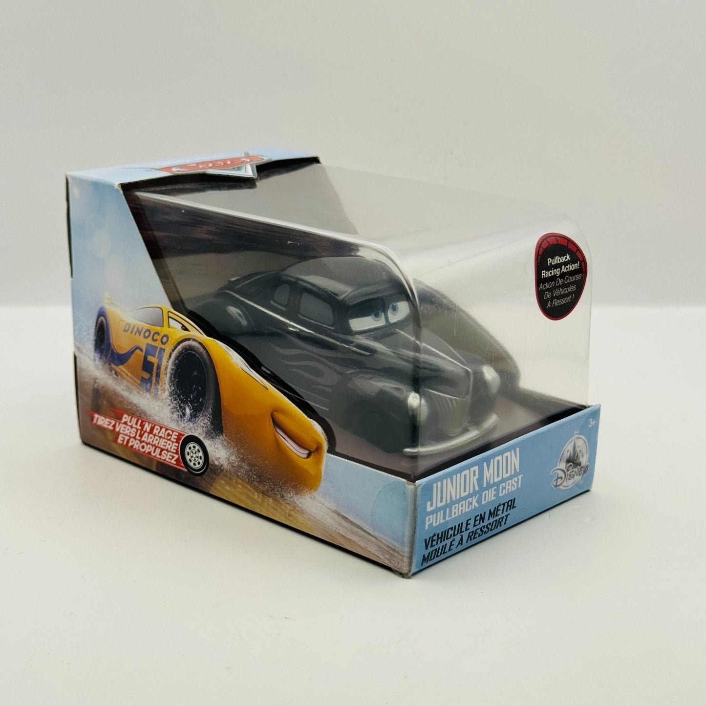 Disney Pixar Cars - HOT ROD JUNIOR MOON WITH FLAMES Disney Store - 1:43 Diecast