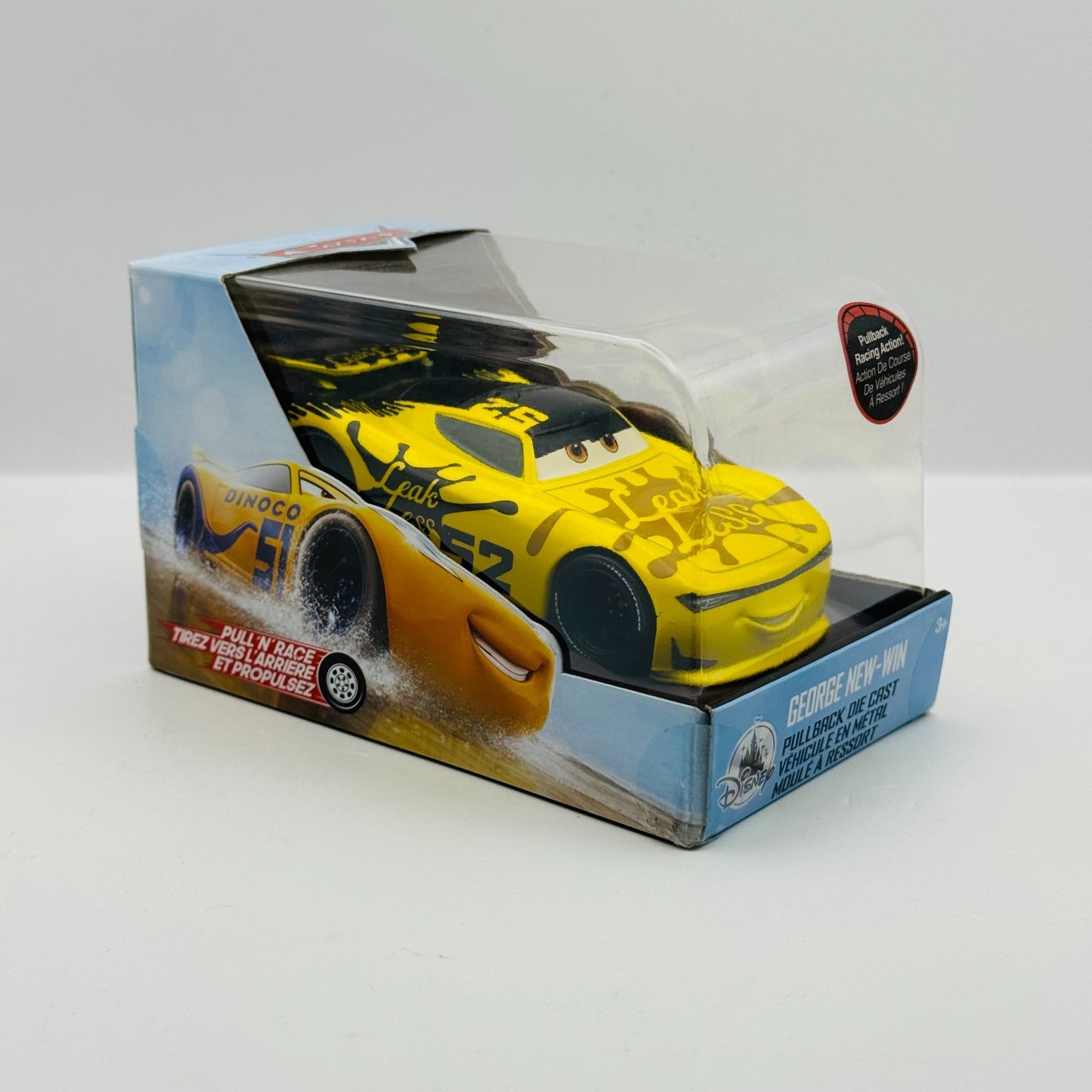 Disney Pixar Cars - GEORGE NEW-WIN LEAK LESS Disney Store - 1:43 Diecast