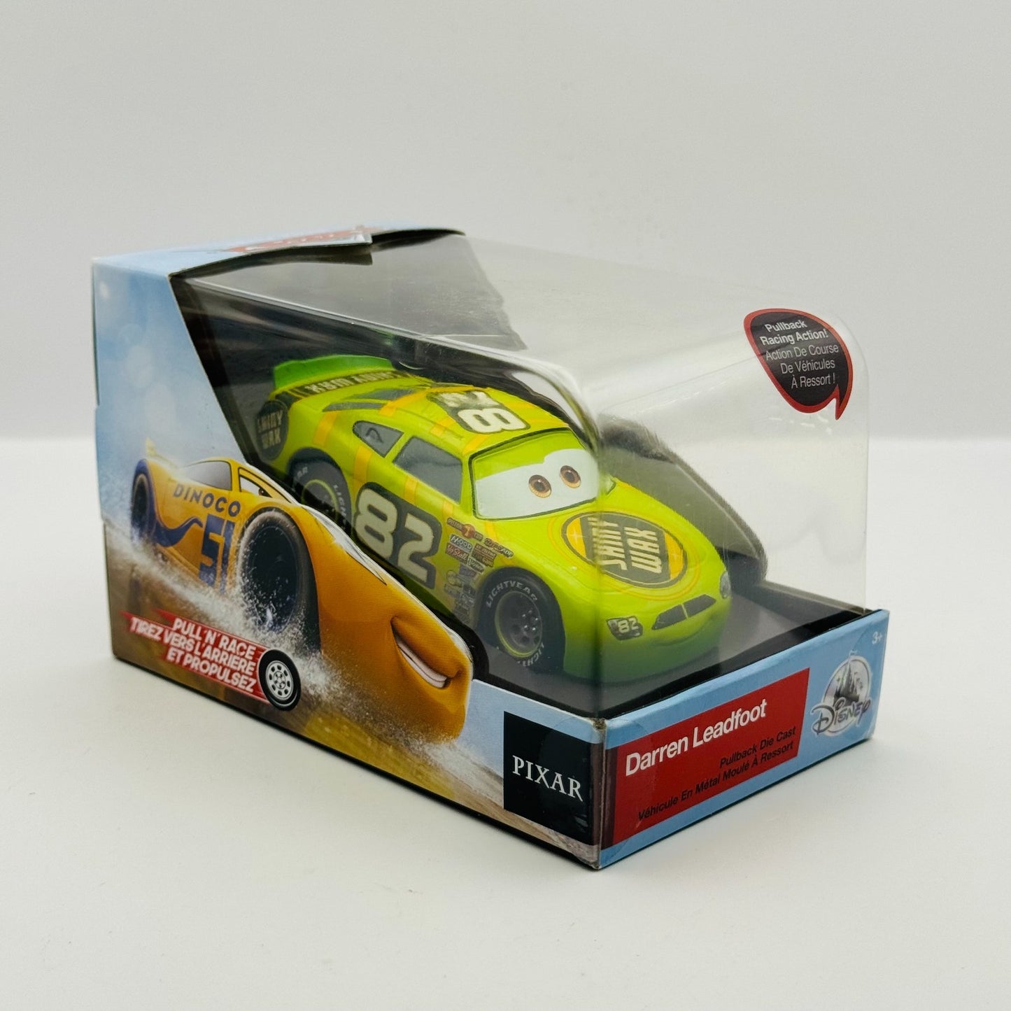 Disney Pixar Cars - DARREN LEADFOOT SHINY WAX Disney Store - 1:43 Diecast