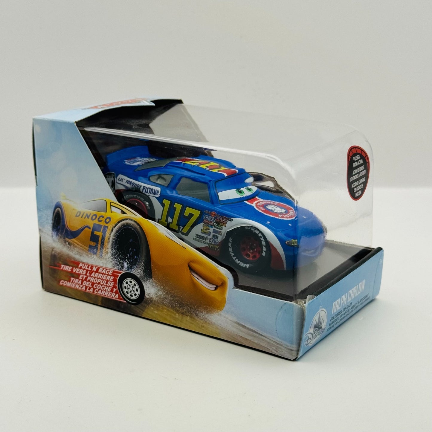 Disney Pixar Cars - LIL TORQUEY PISTONS RALPH CARLOW Disney Store - 1:43 Diecast