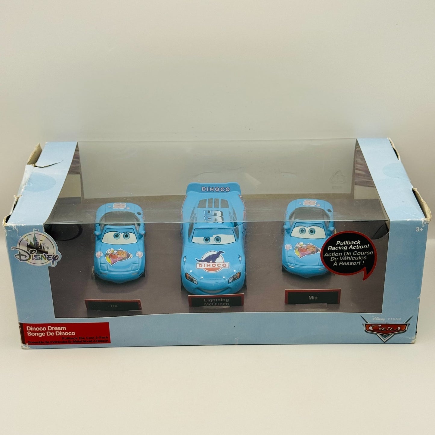 Disney Pixar Cars - DINOCO DREAM MCQUEEN MIA & TIA Disney Store - 1:43 Diecast
