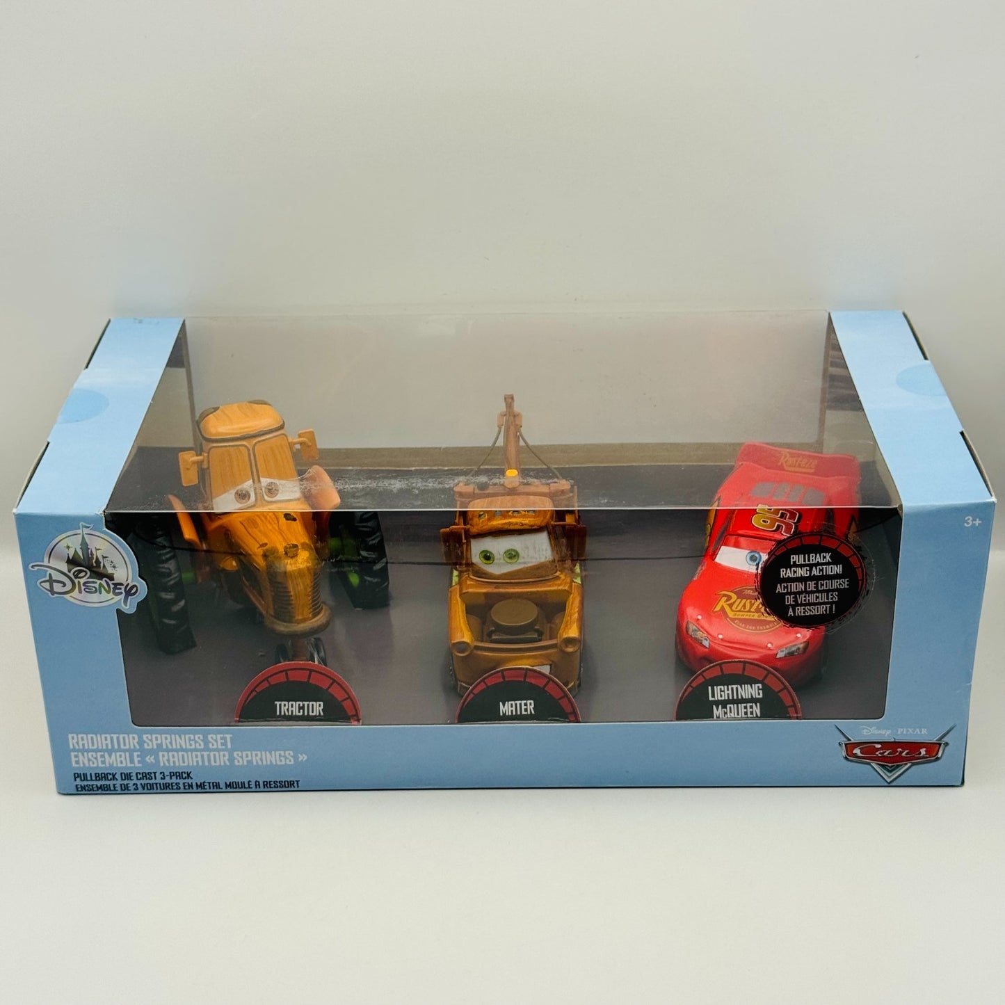Disney Pixar Cars - MATER & TRACTOR *NO EXHAUST* SET Disney Store - 1:43 Diecast