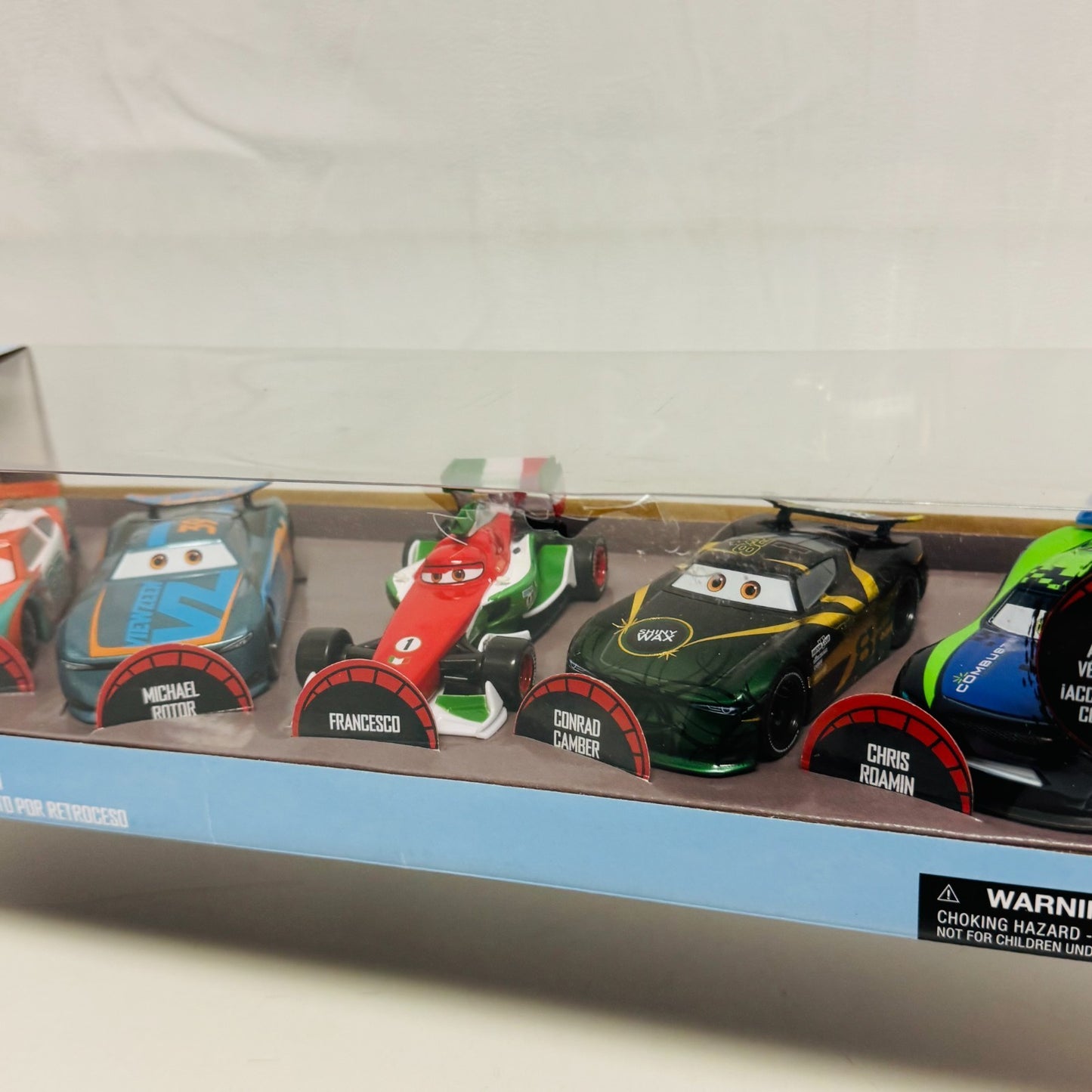 Disney Pixar Cars - 5-PK MURRAY FRANCESCO CONRAD CHRIS Disney Store 1:43 Diecast